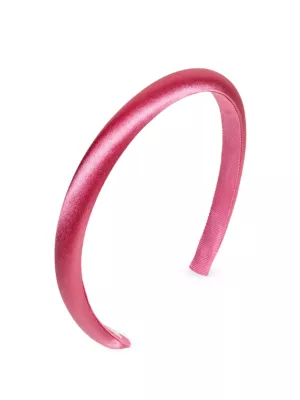 Jennifer Behr Tiana velvet headband - Pink