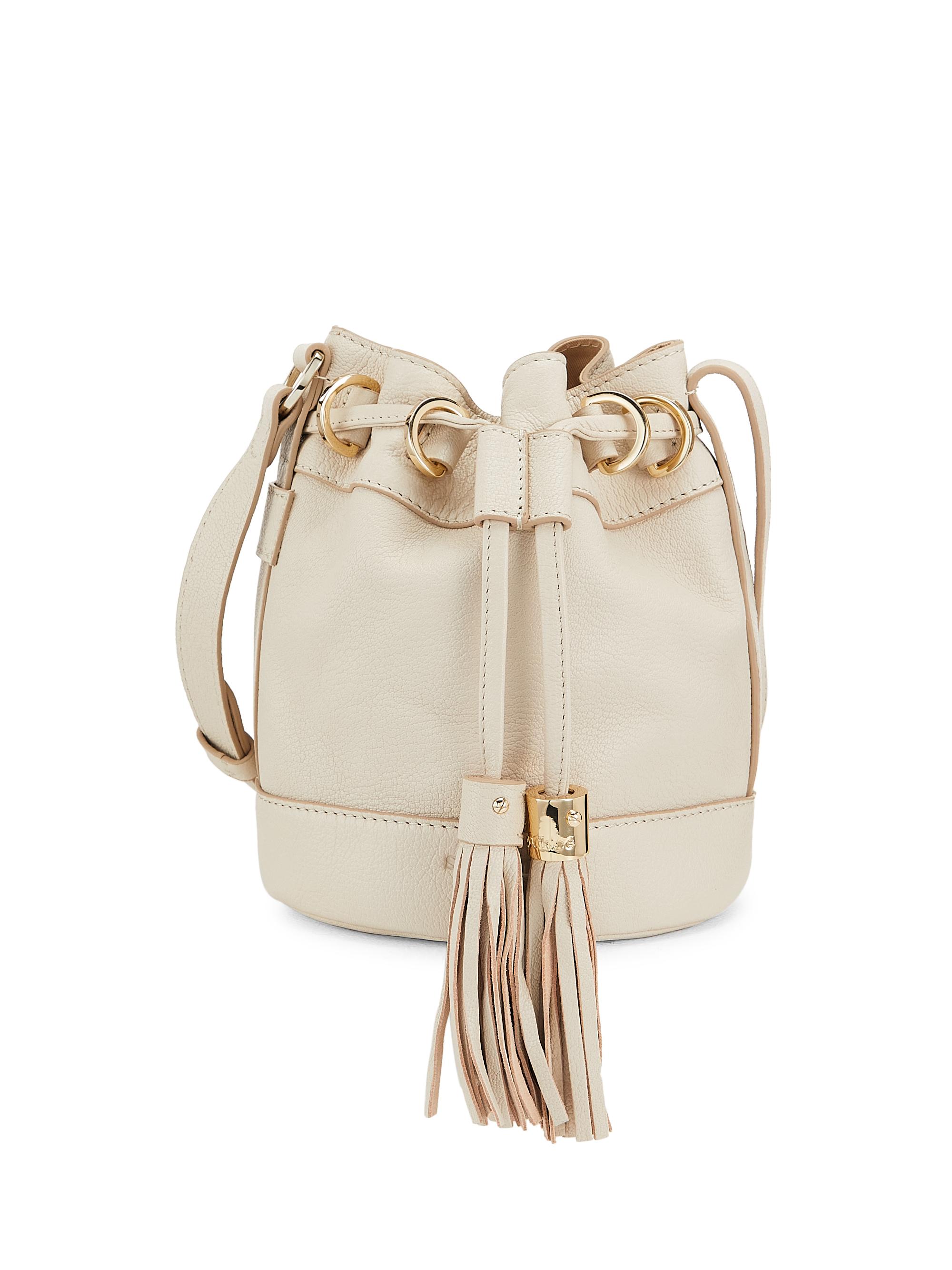 See by Chloé Small Vicki Leather Bucket Bag | Saks Fifth Avenue