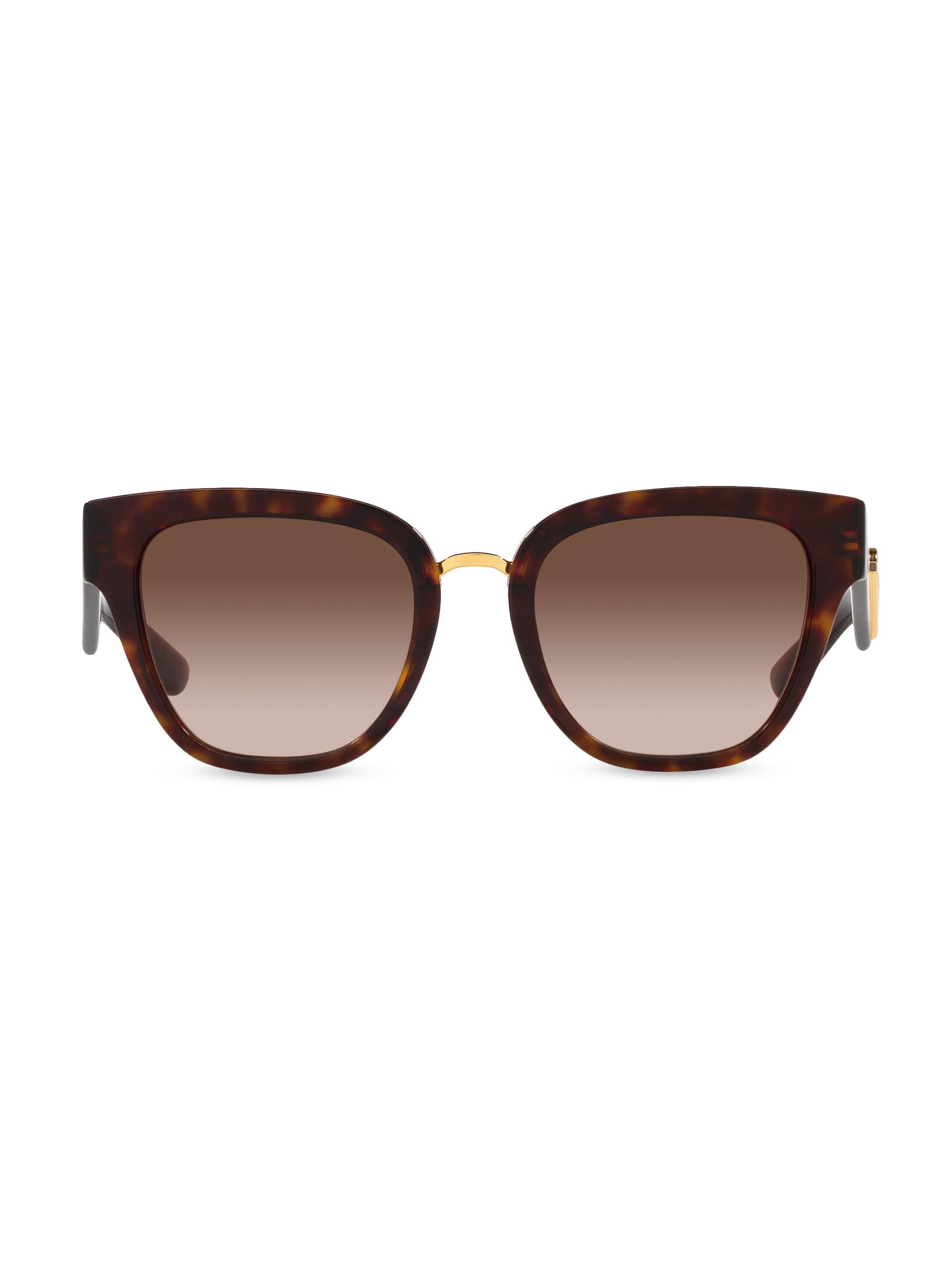 Dolce & Gabbana Women's 51MM Butterfly Sunglasses - Havana