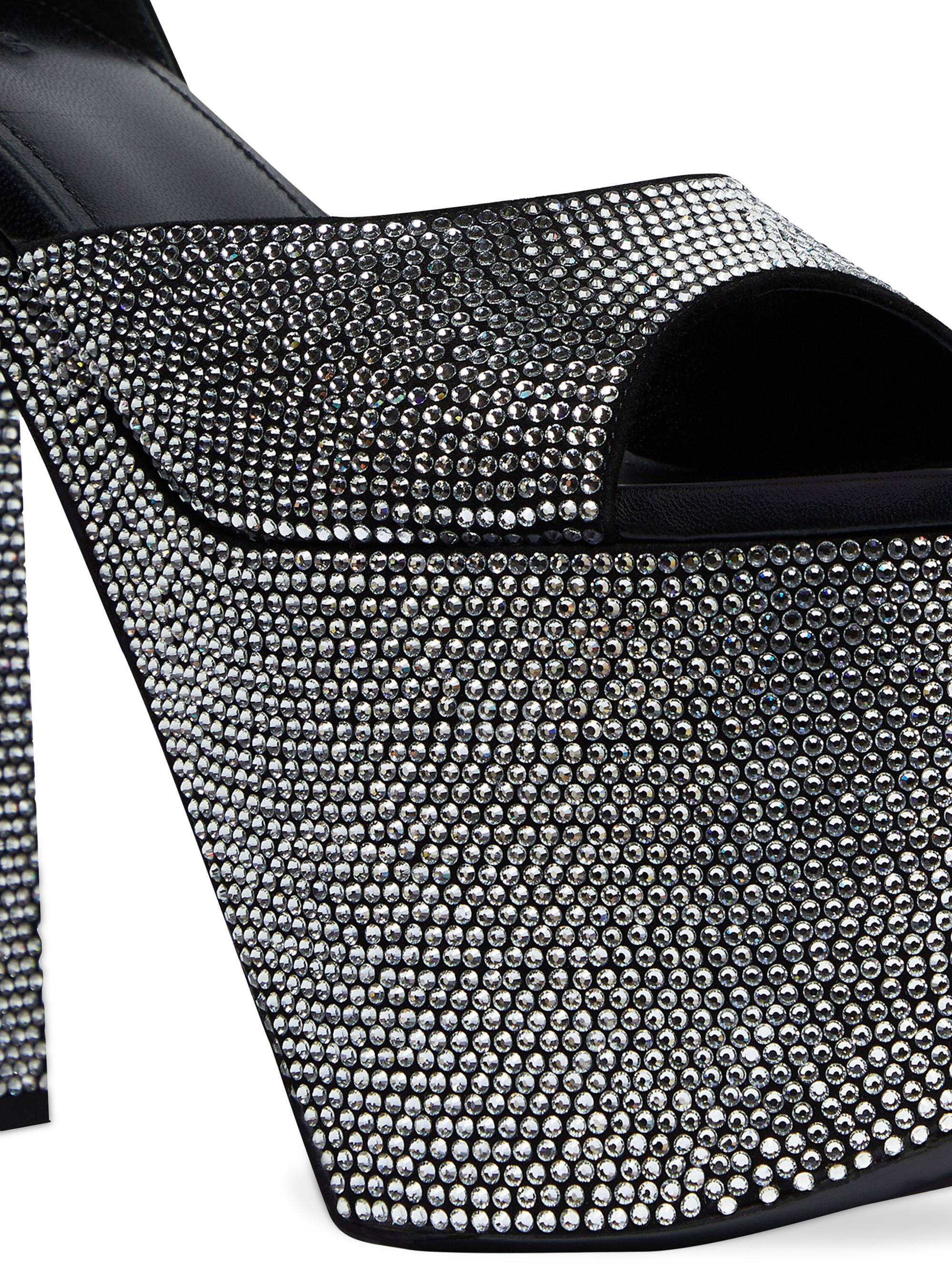 Balenciaga Camden 160mm Sandals With Rhinestones | Saks Fifth Avenue