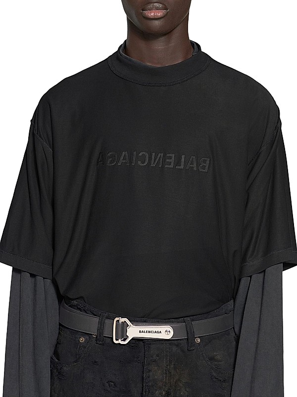 Shop Balenciaga Bottle Opener D Ring Belt | Saks Fifth Avenue Shop Balenciaga Bottle Opener D Ring Belt | Saks Fifth Avenue