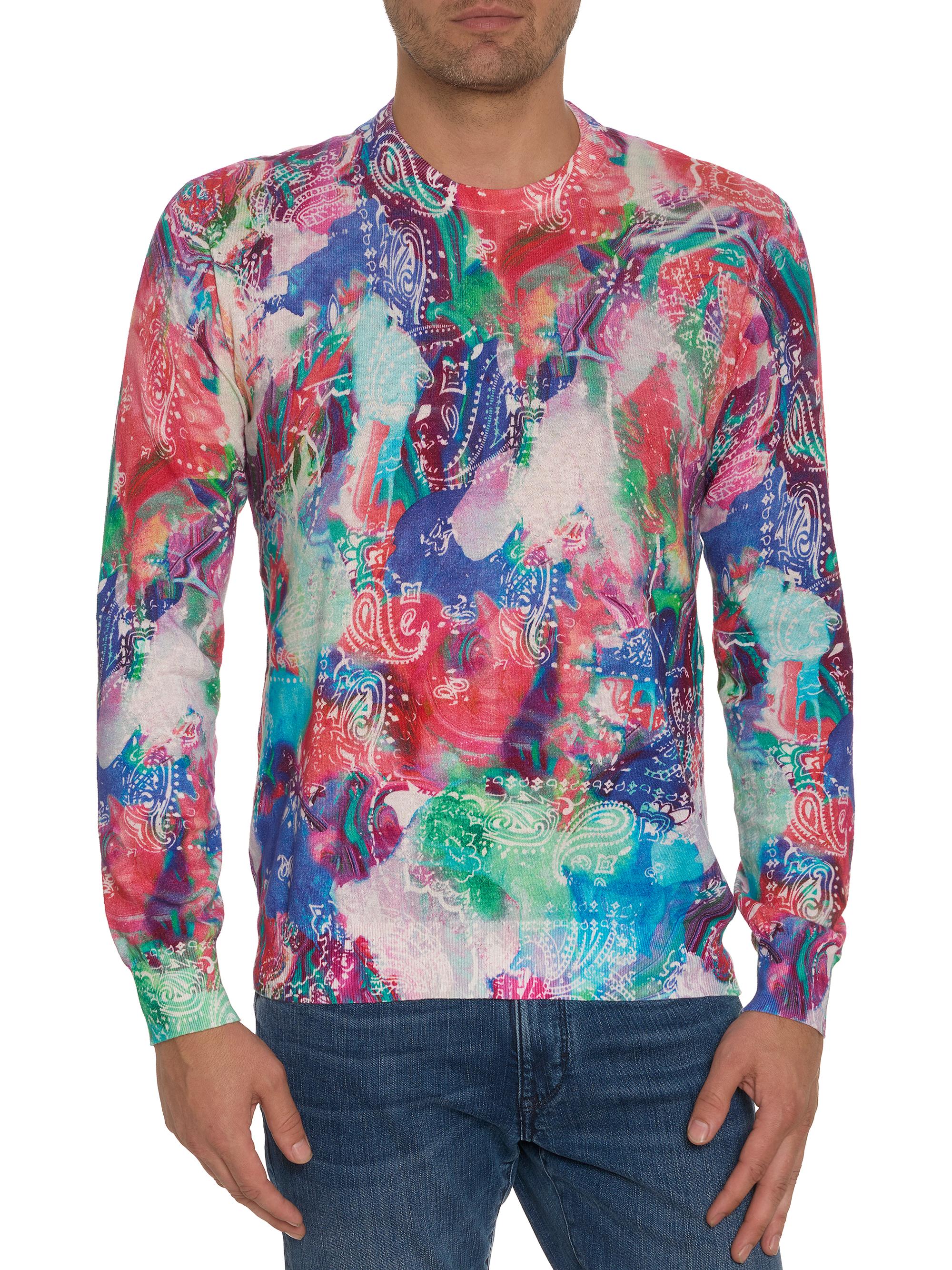 Robert Graham Men's Night Gallery Paisley Sweater