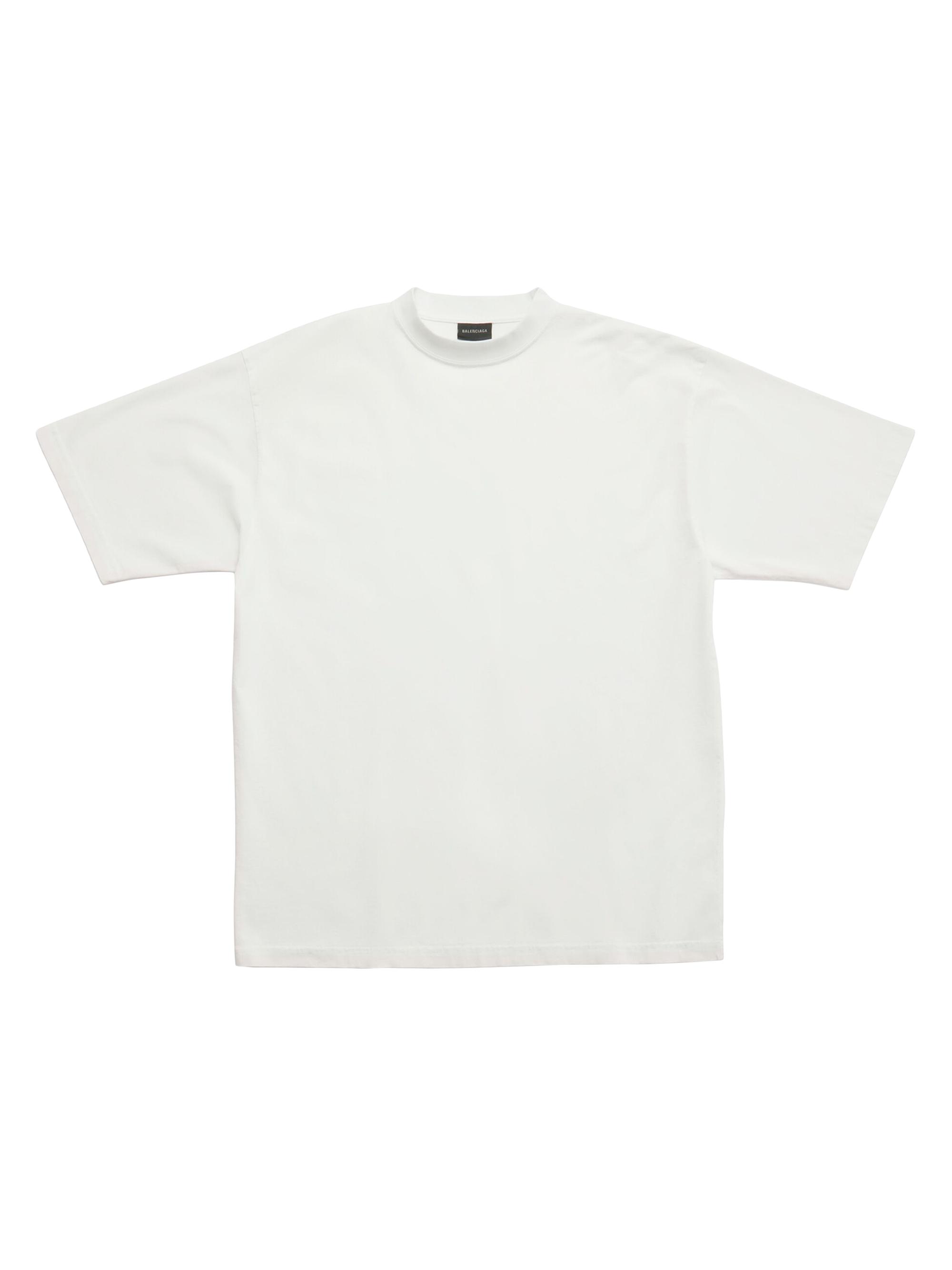 Balenciaga Women's Back T-Shirt  Fit - White