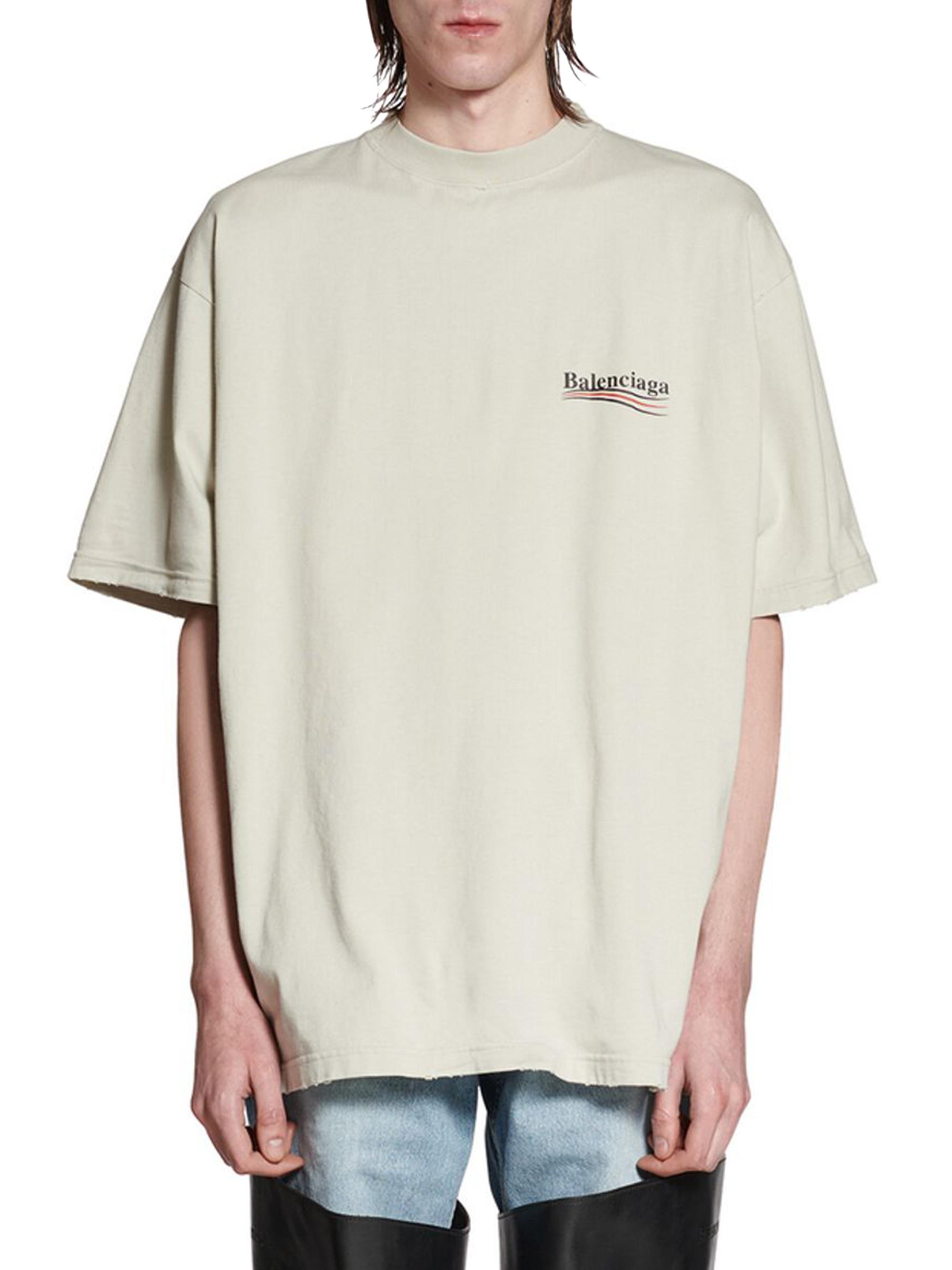 Balenciaga Political Campaign T-Shirt Large Fit | Saks Fifth Avenue
