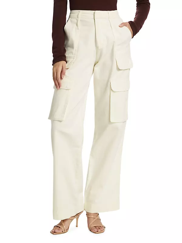 Shop Frame Relaxed Straight-Leg Cargo Pants