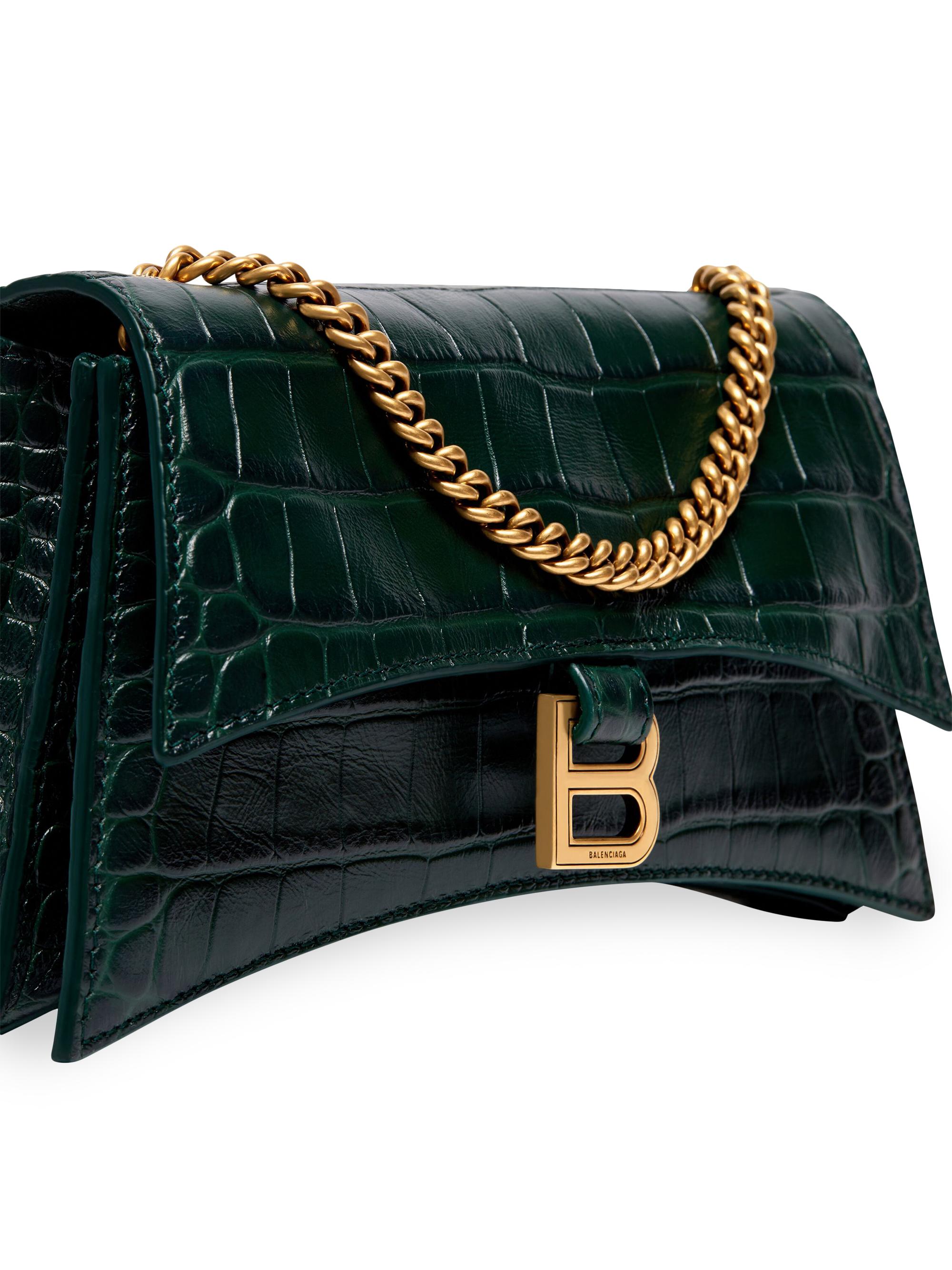 Balenciaga Crush XS Chain Bag Crocodile Embossed Saks Fifth Avenue