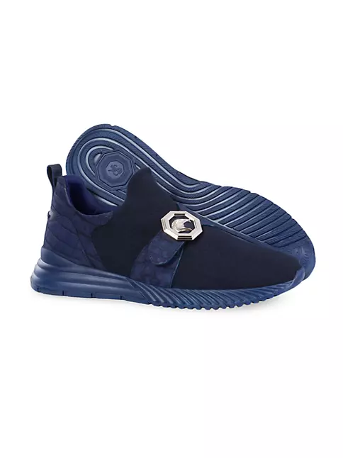 Louis Vuitton Blue Denim Slip On Espadrille Sneakers Size 44