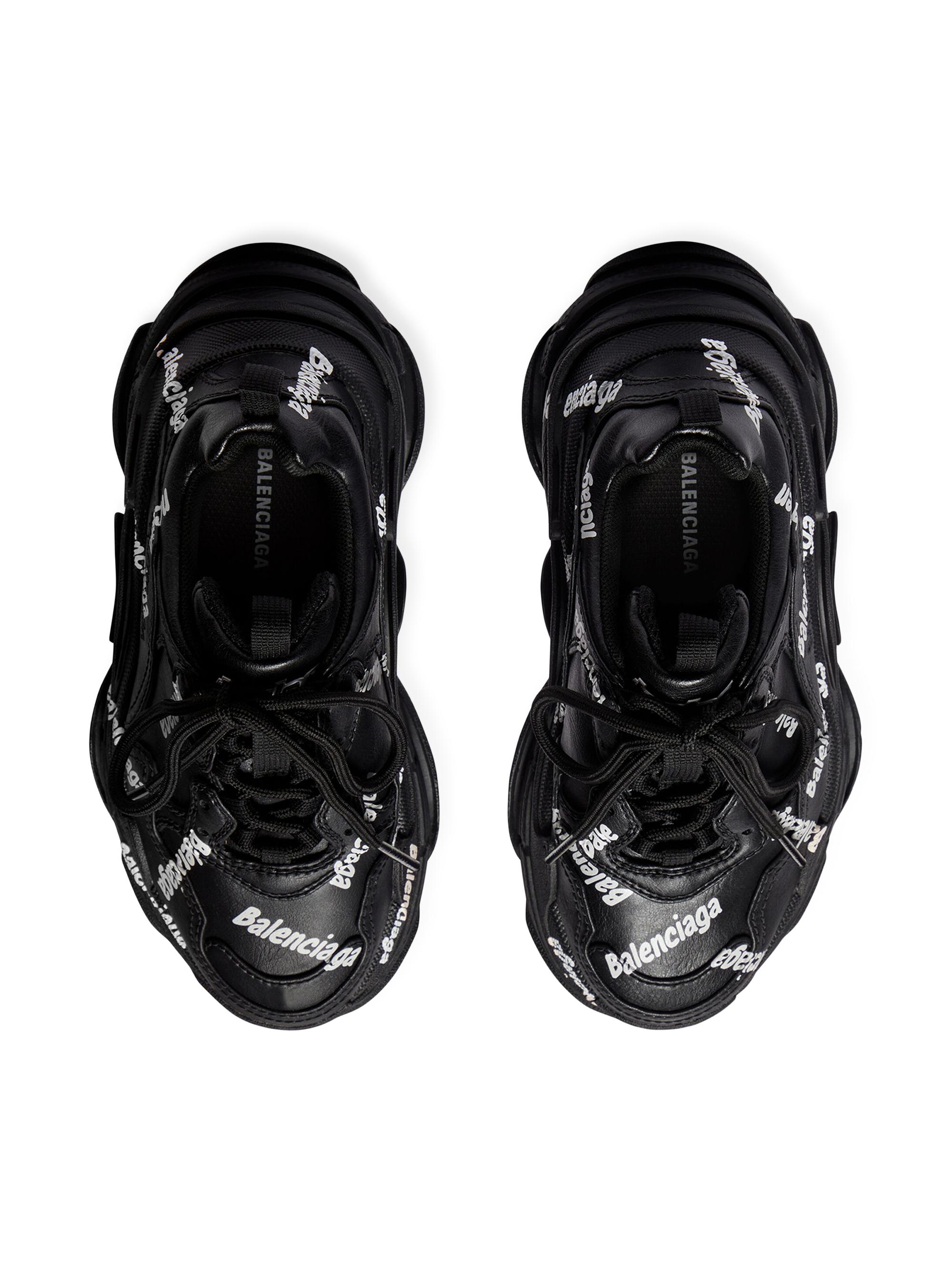 Balenciaga Kid's Triple S Logotype Sneakers | Saks Fifth Avenue