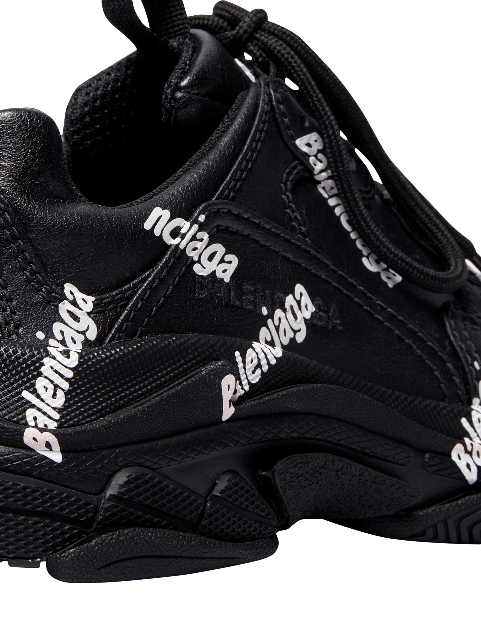 Balenciaga Kid's Triple S Logotype Sneakers | Saks Fifth Avenue