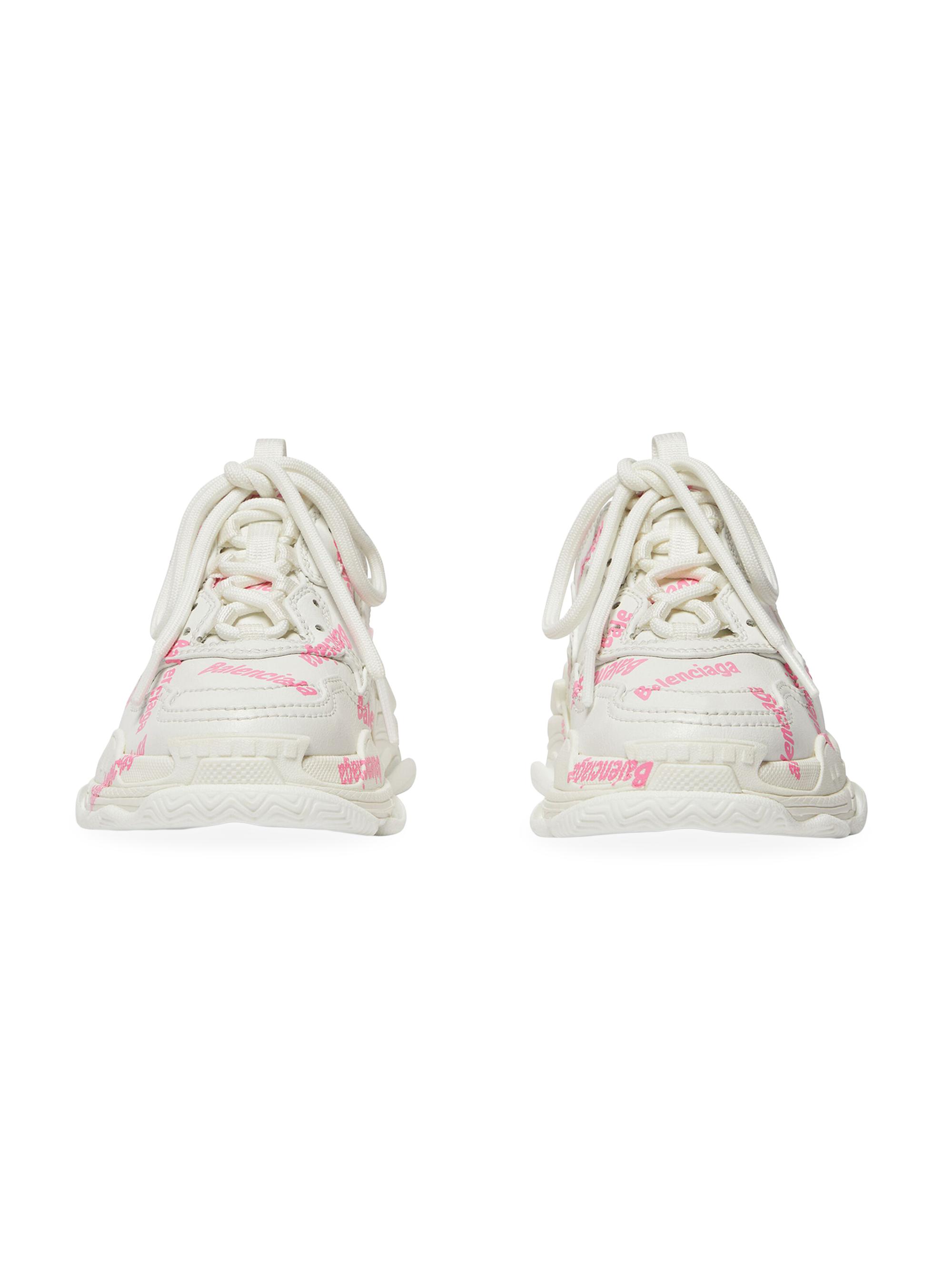Balenciaga Kid's Triple S Logotype Sneakers | Saks Fifth Avenue