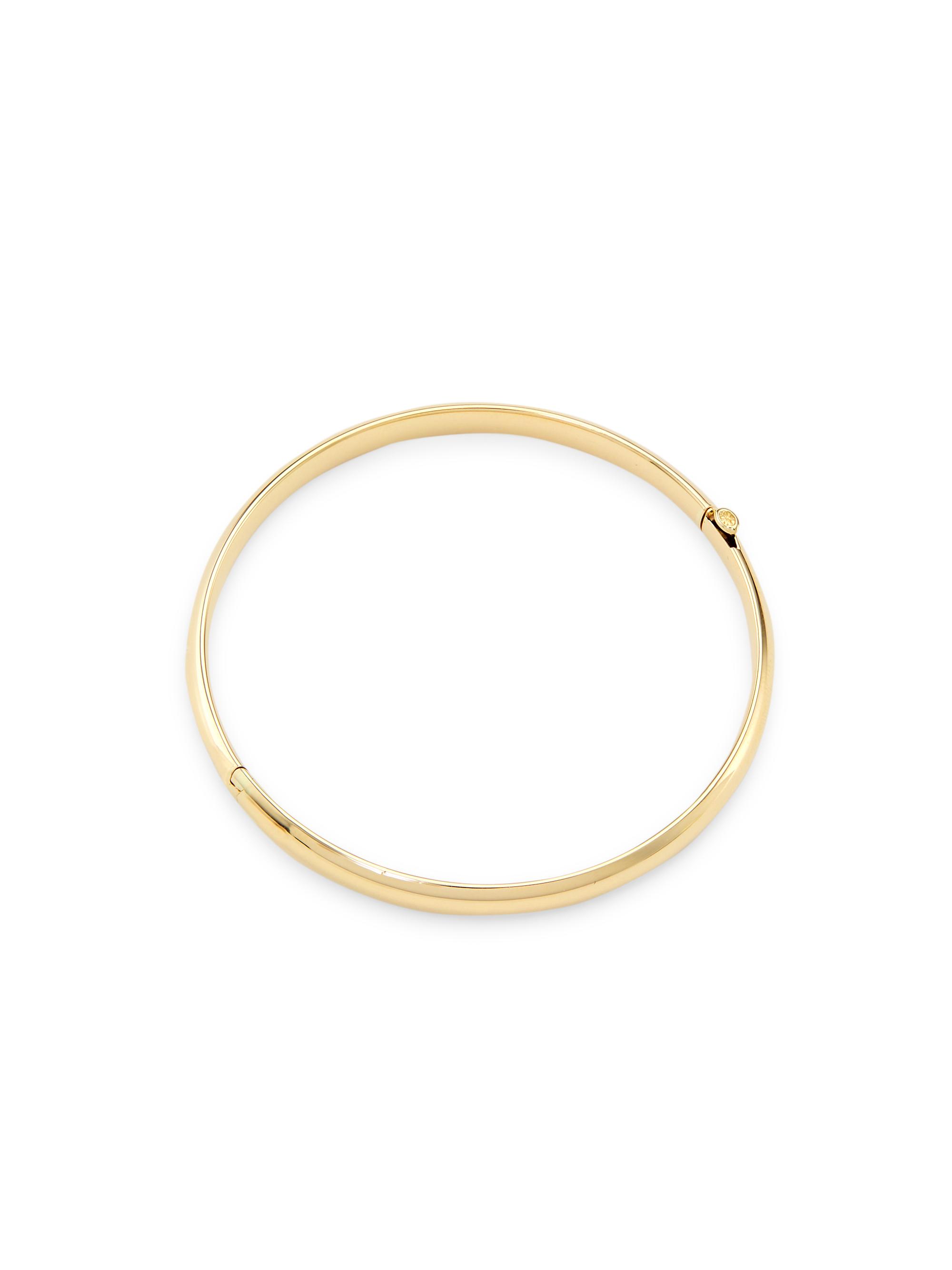 Saks Fifth Avenue Collection Kid's 14K Yellow Gold Hinge Bangle - Yellow Gold