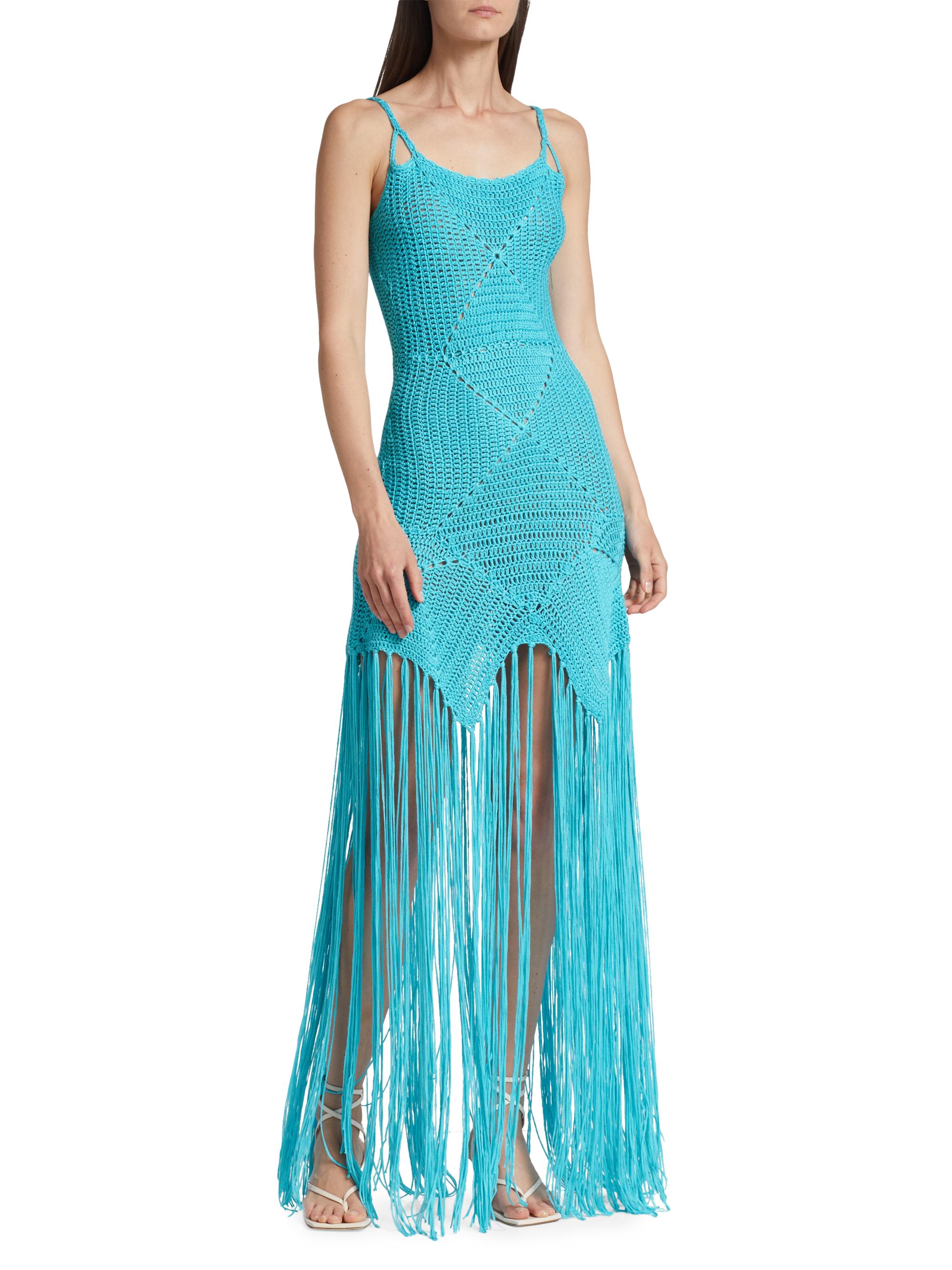 Line & Dot Wanderer Fringe Maxi Dress | Saks Fifth Avenue