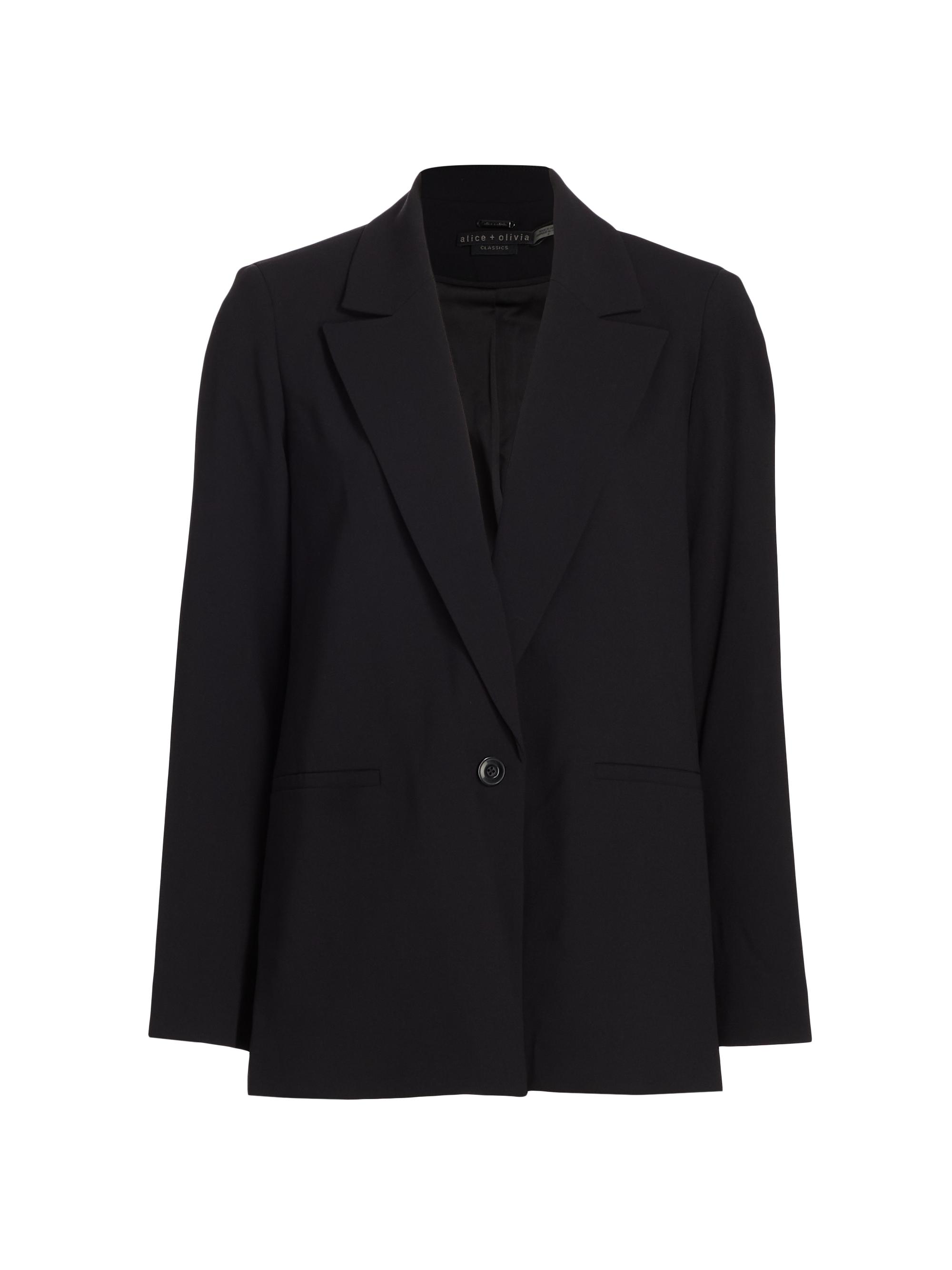 L'AGENCE Jayda Double-Breasted Ponte Blazer | Saks Fifth Avenue