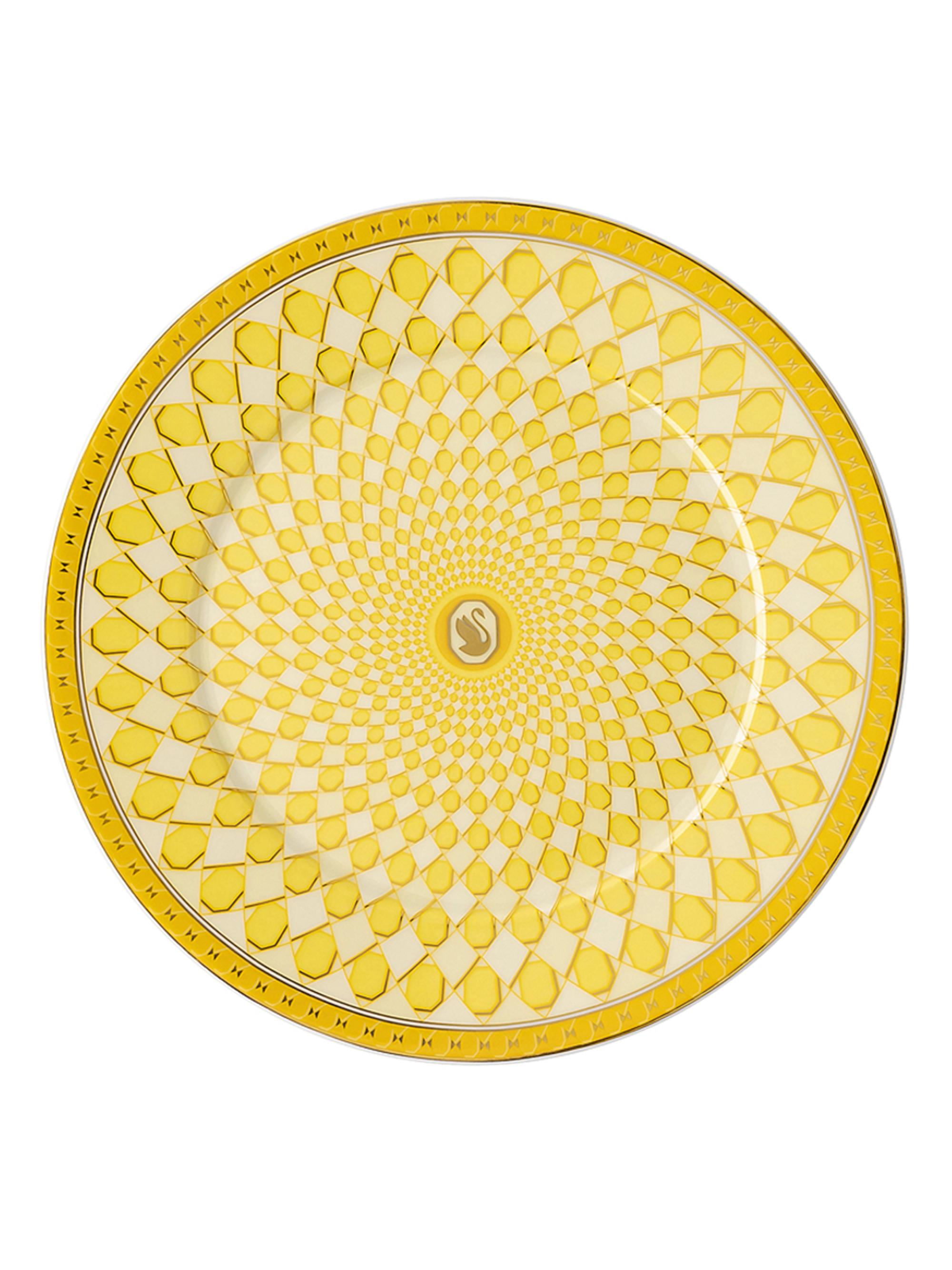 Rosenthal Swarovski x  Signum Bread & Butter Plate - Yellow
