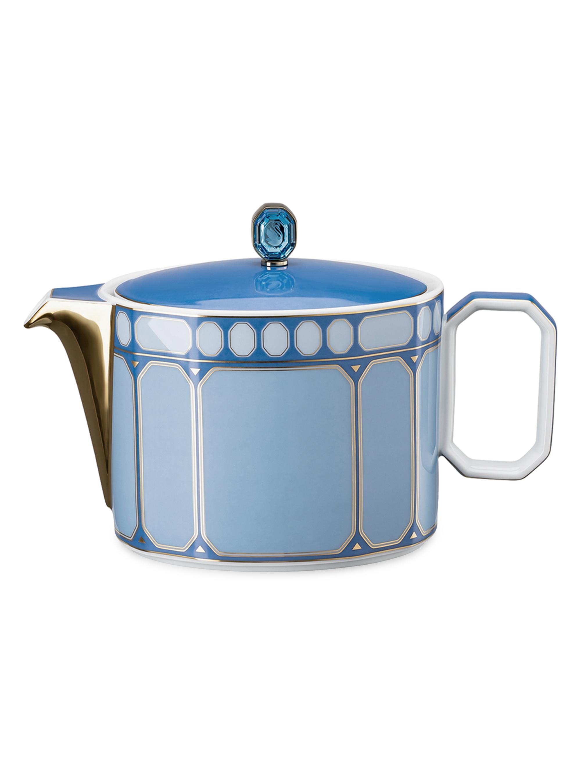 Rosenthal Swarovski x  Signum Small Teapot - Blue Small