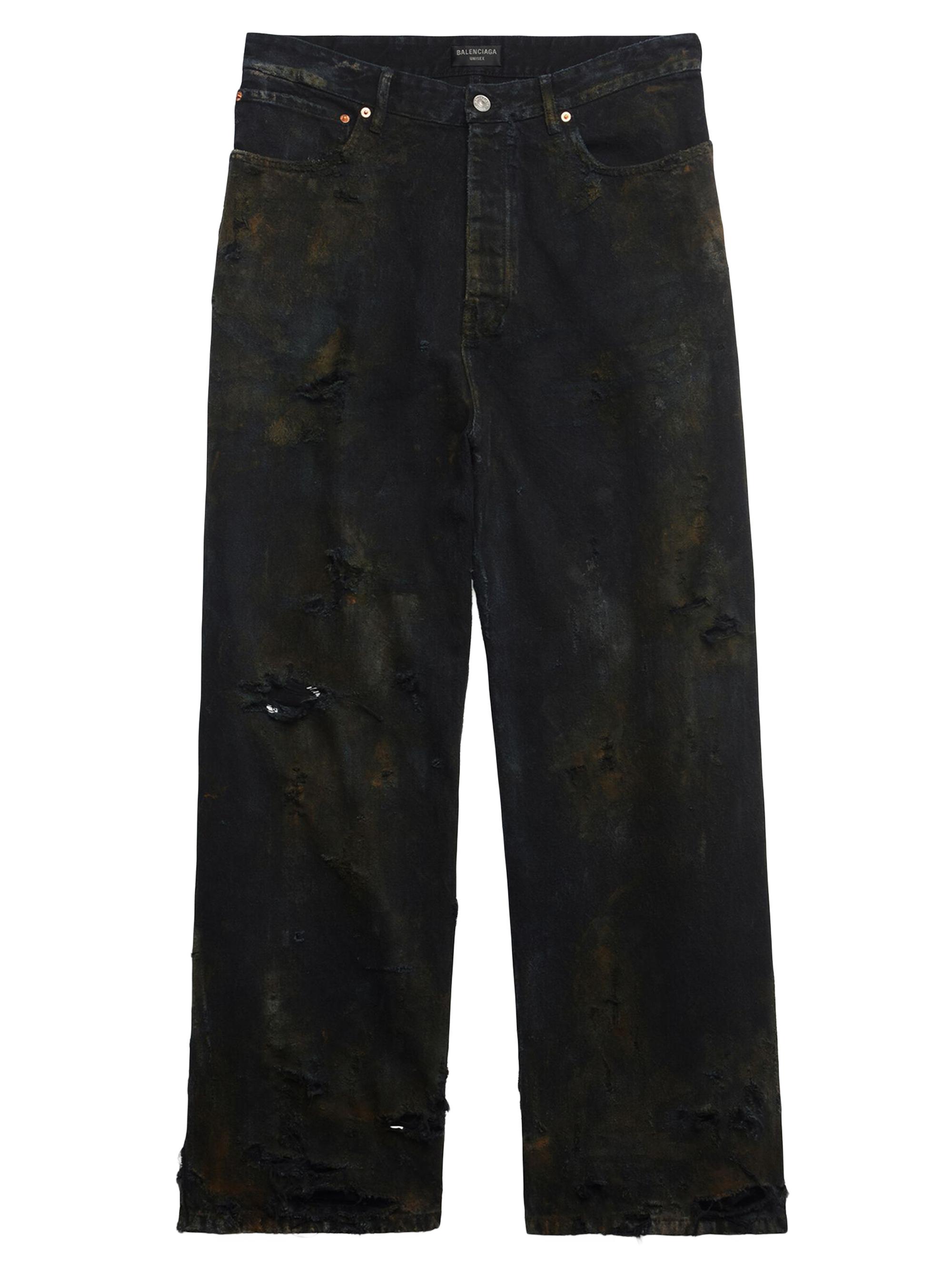 Balenciaga Super Destroyed Baggy Jeans | Saks Fifth Avenue