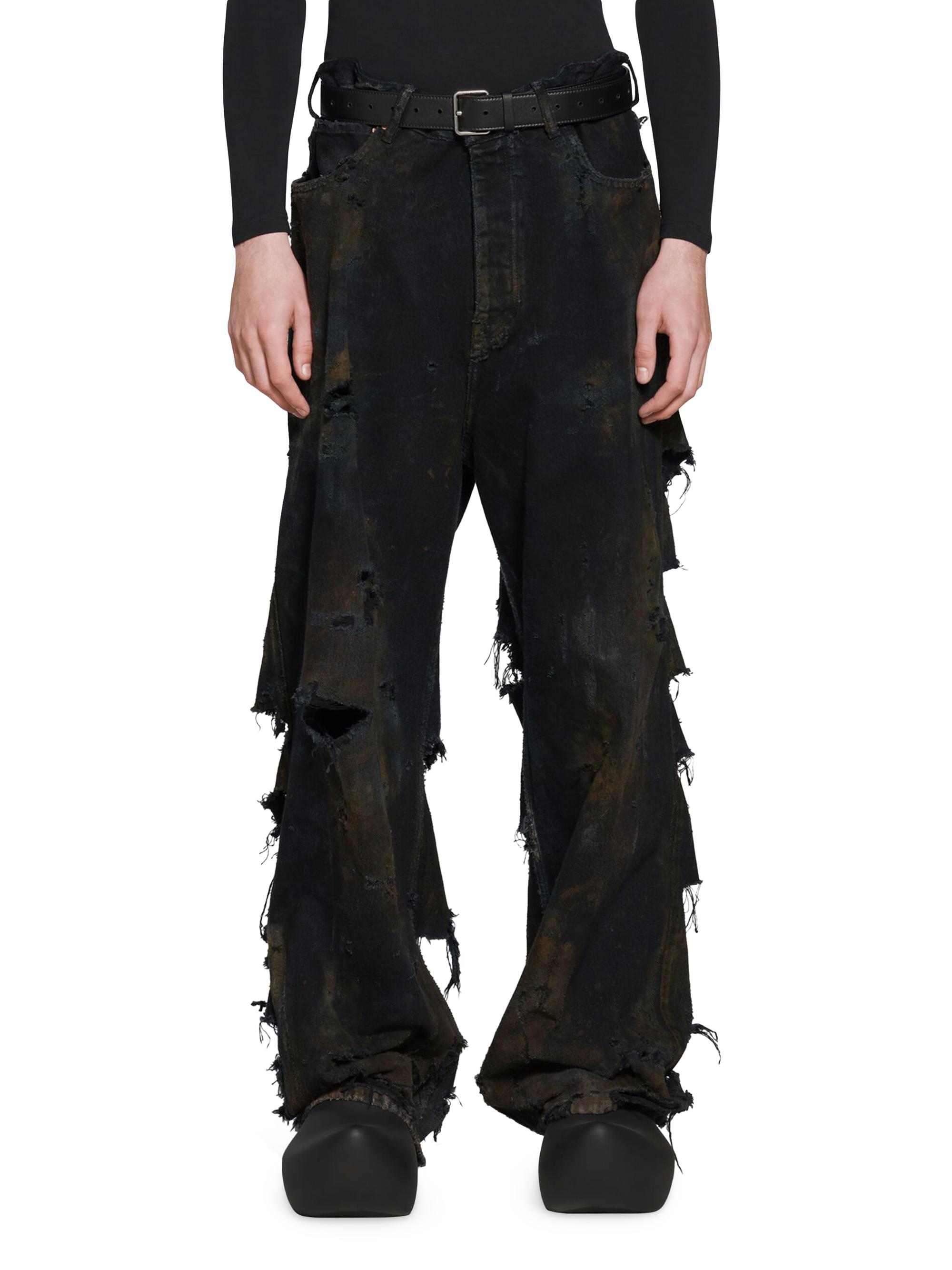 Balenciaga Super Destroyed Baggy Jeans | Saks Fifth Avenue