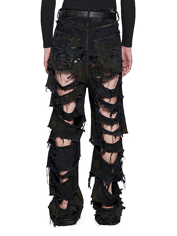 BALENCIAGA SUPER DESTROYED BAGGY デニム BALENCIAGA SUPER DESTROYED BAGGY デニム