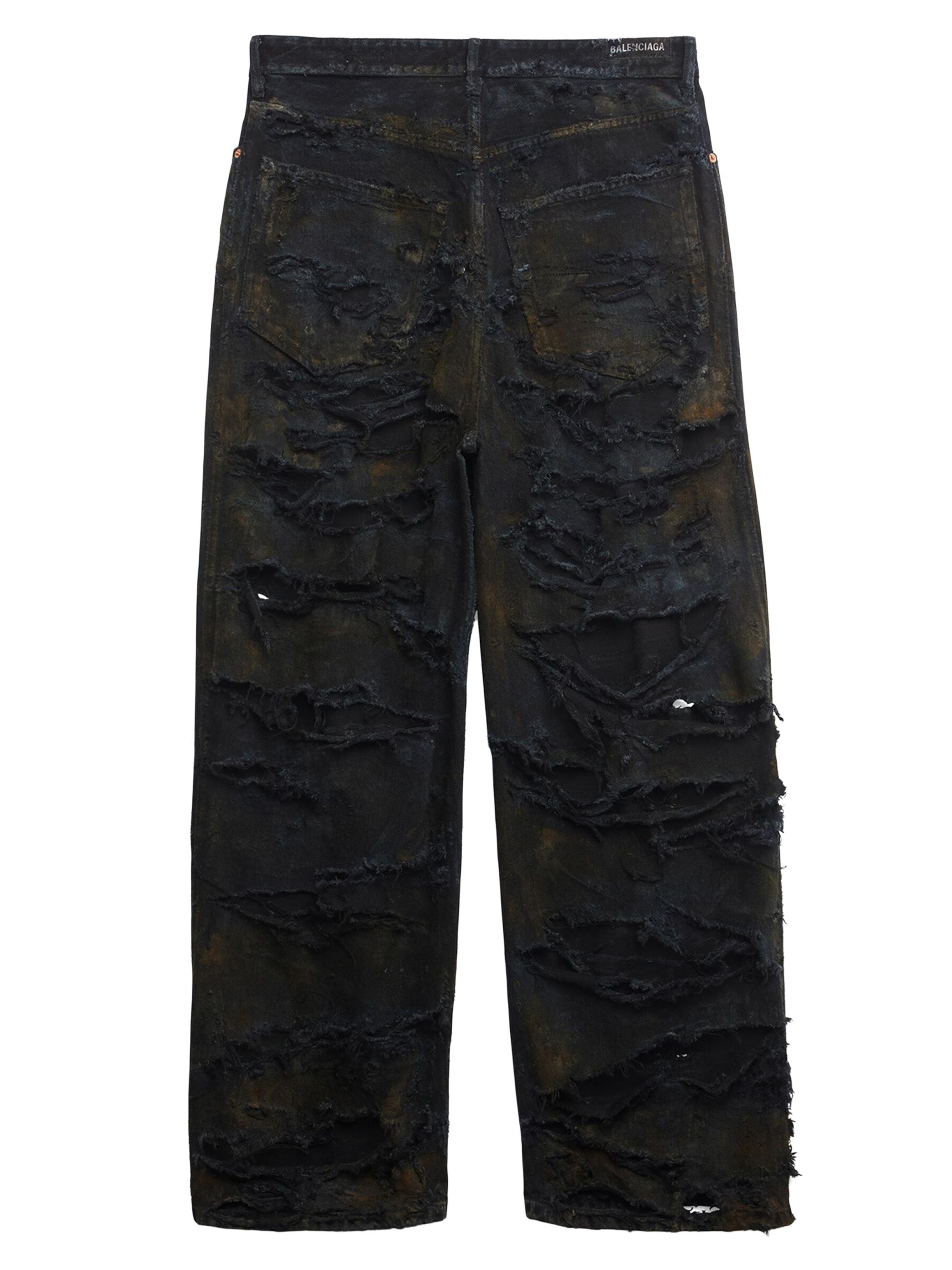Balenciaga Super Destroyed Baggy Jeans | Saks Fifth Avenue