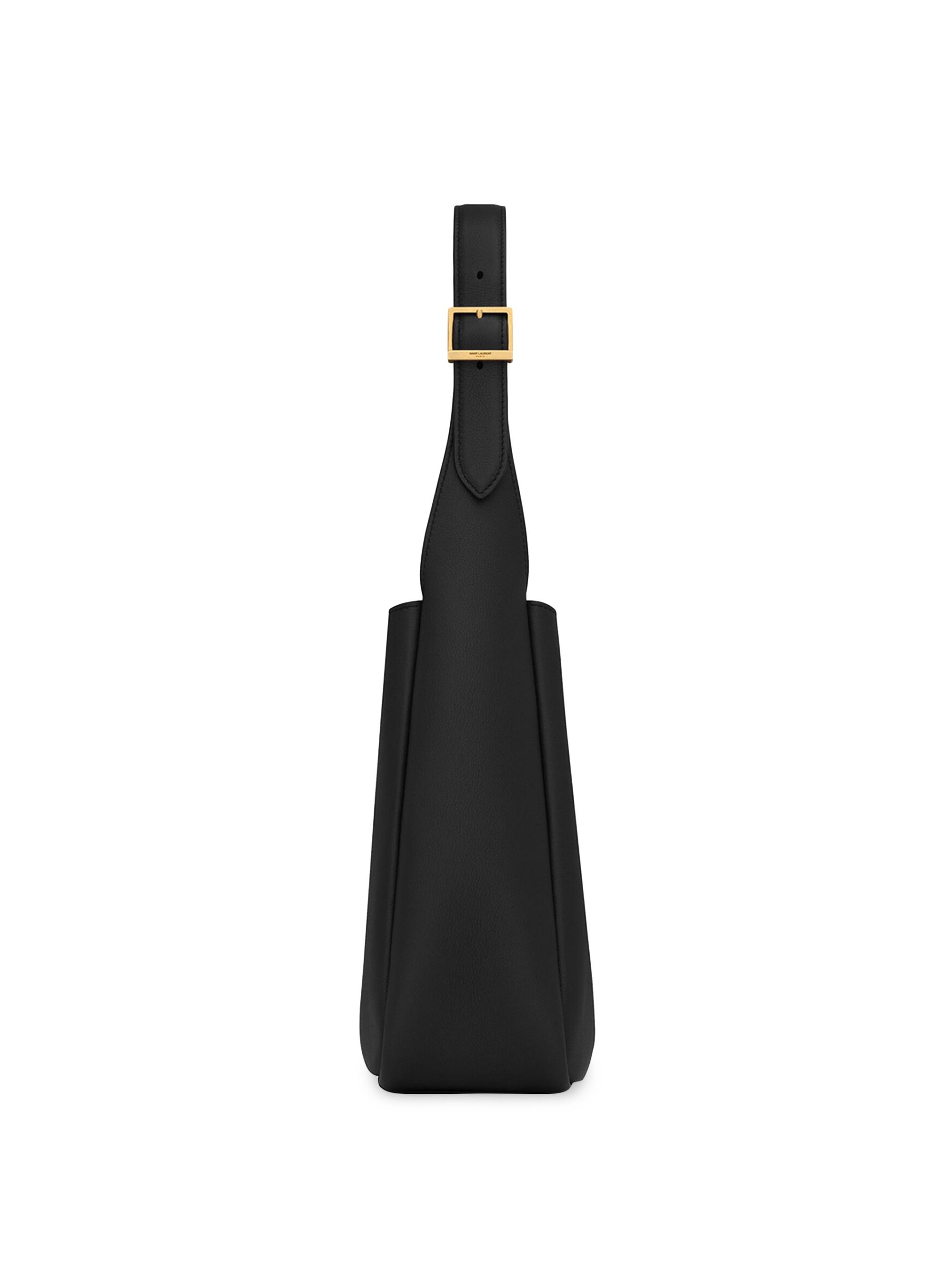 Saint Laurent Le 5 à 7 Supple Small Shoulder Bag in Grained