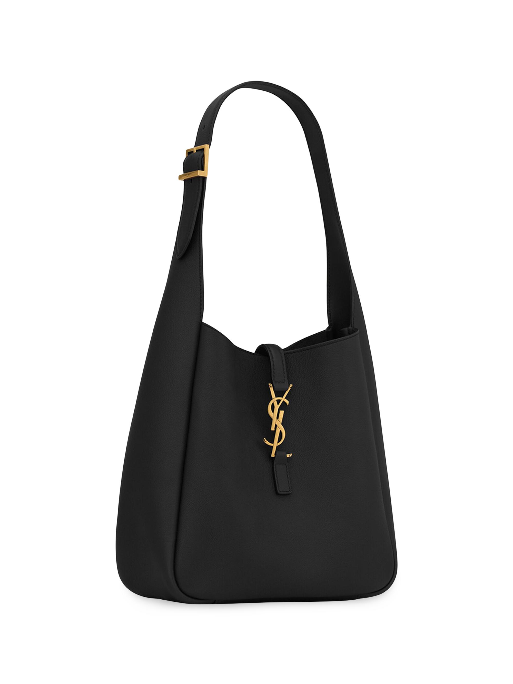 Saint Laurent Le 5 à 7 Supple Small Shoulder Bag in Grained