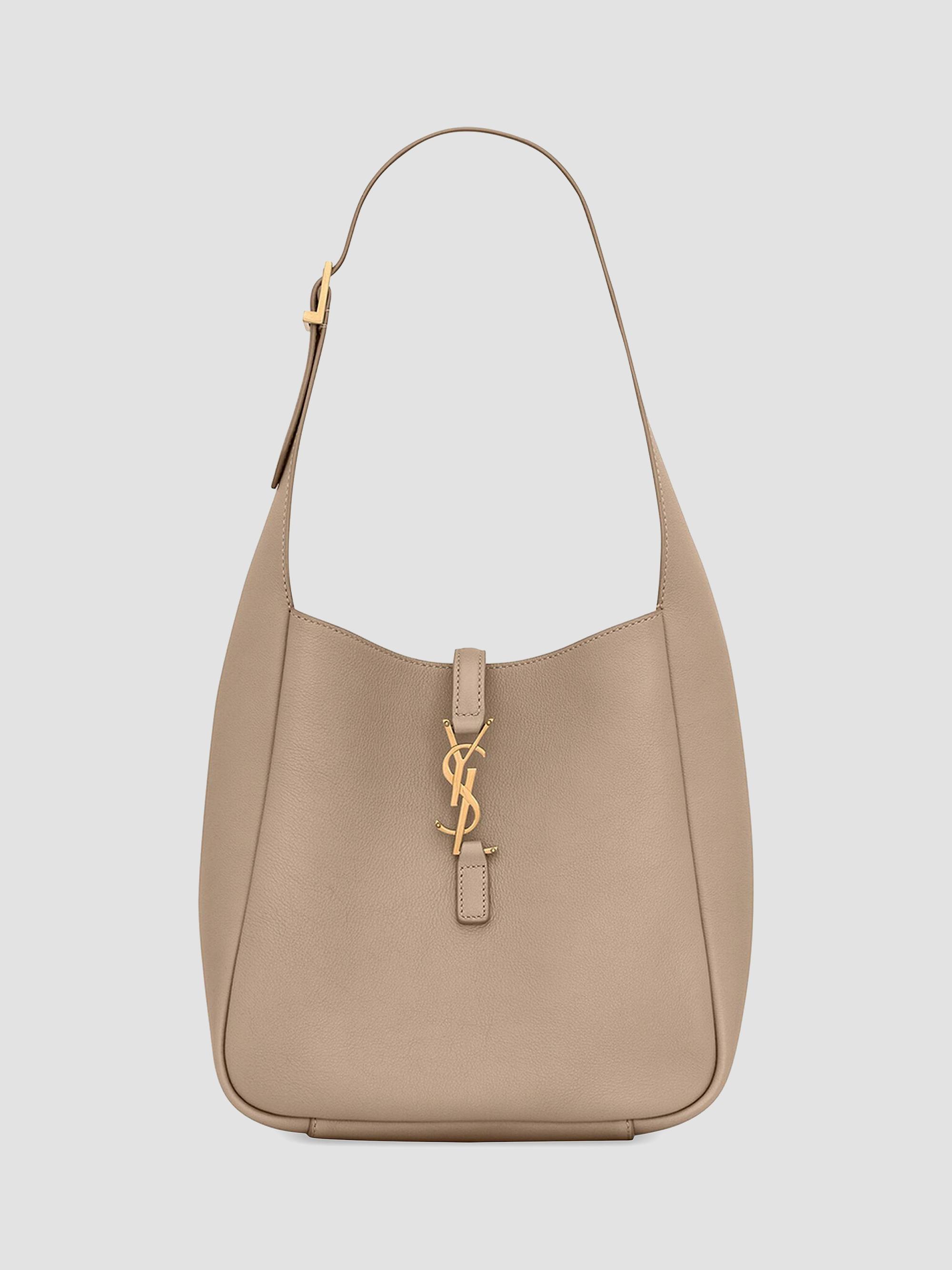 Saint Laurent Le 5 à 7 Supple Small Shoulder Bag in Grained