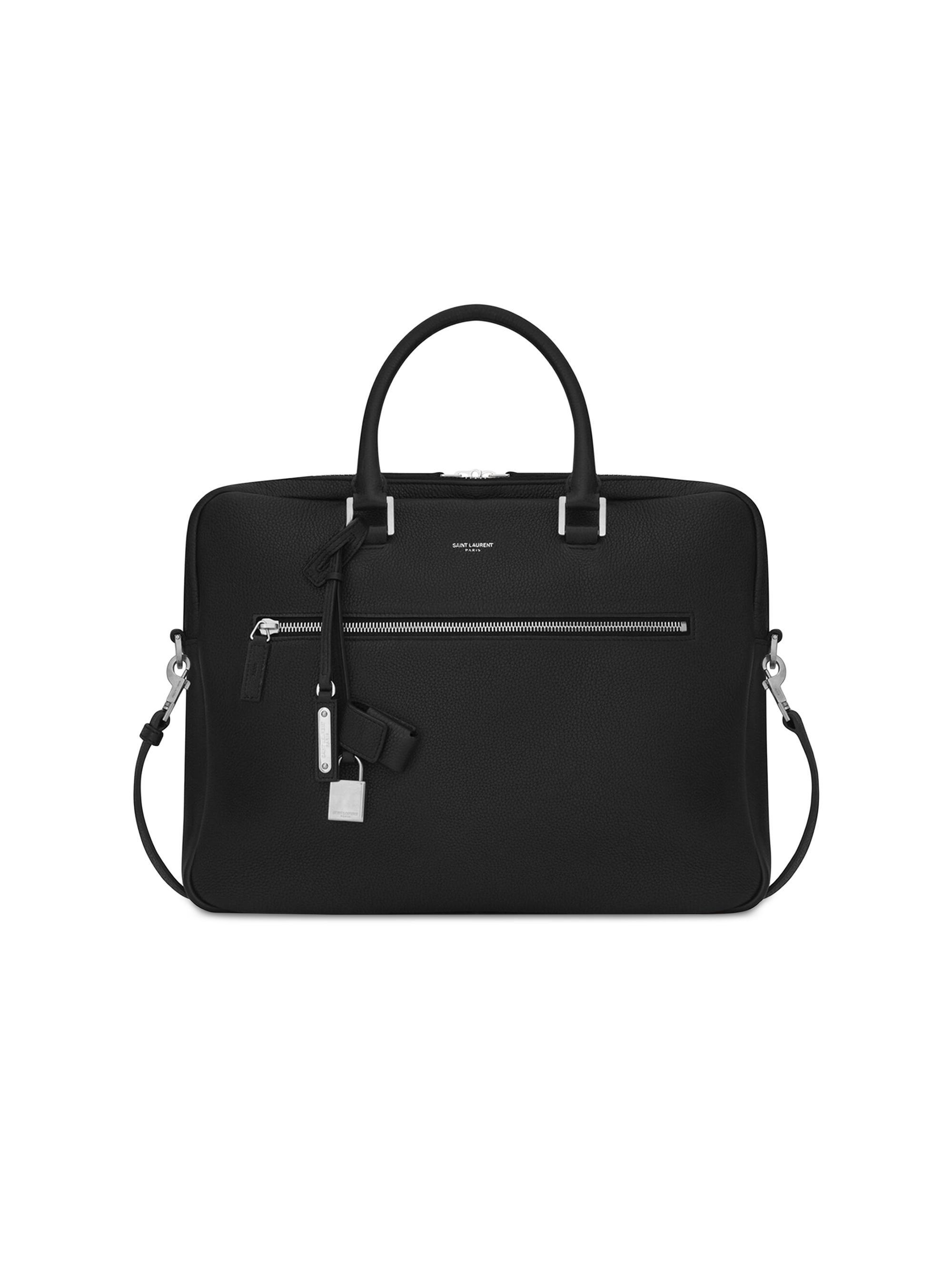 Saint Laurent Sac De Jour Briefcase In Grained Leather | Saks