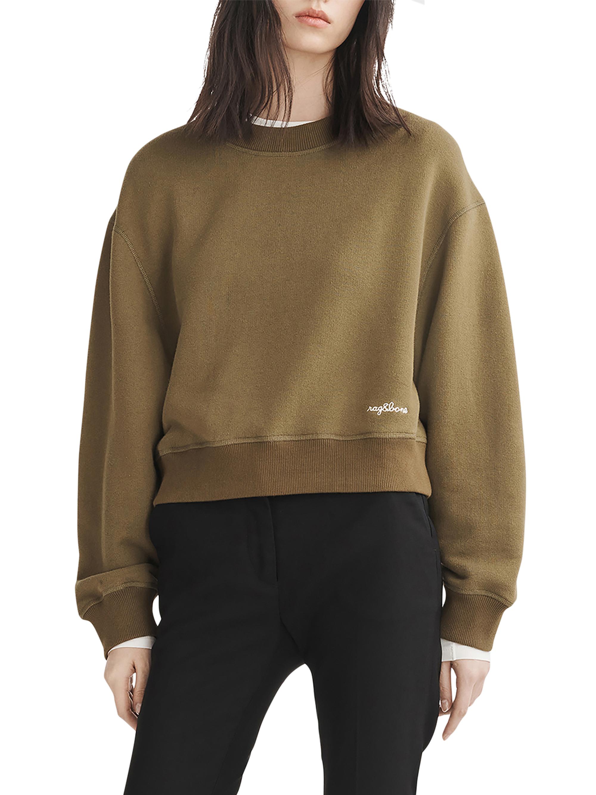 Shop rag & bone Terry Crewneck Sweatshirt | Saks Fifth Avenue