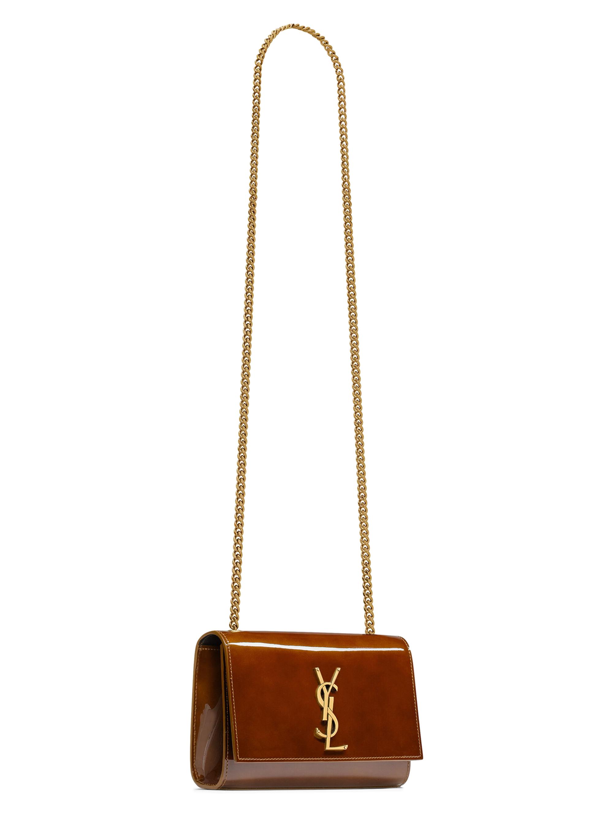 Saint Laurent ケイト ショルダーバッグ ミニバッグ Saint Laurent Kate Small YSL Crossbody Bag in Grained Leather