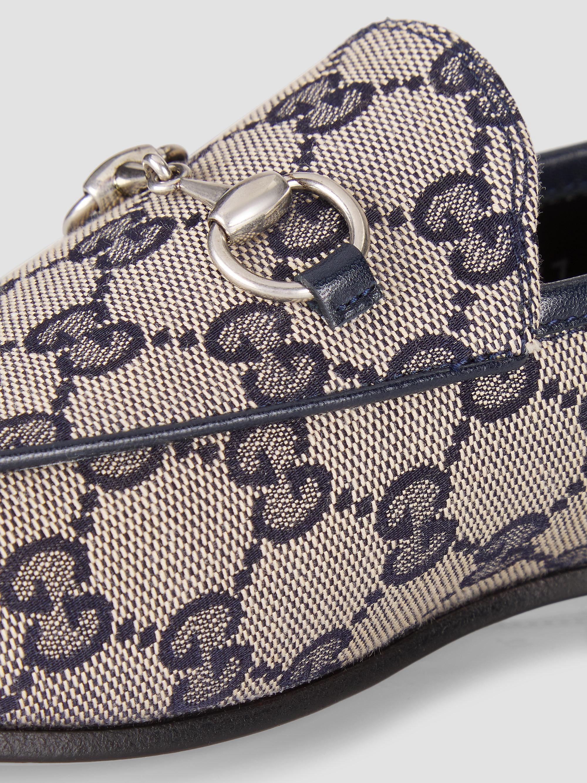 Gucci Jordan GG Monogram Horsebit Loafers | Saks Fifth Avenue display picture 1