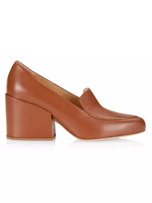 Adrian leather loafer pumps