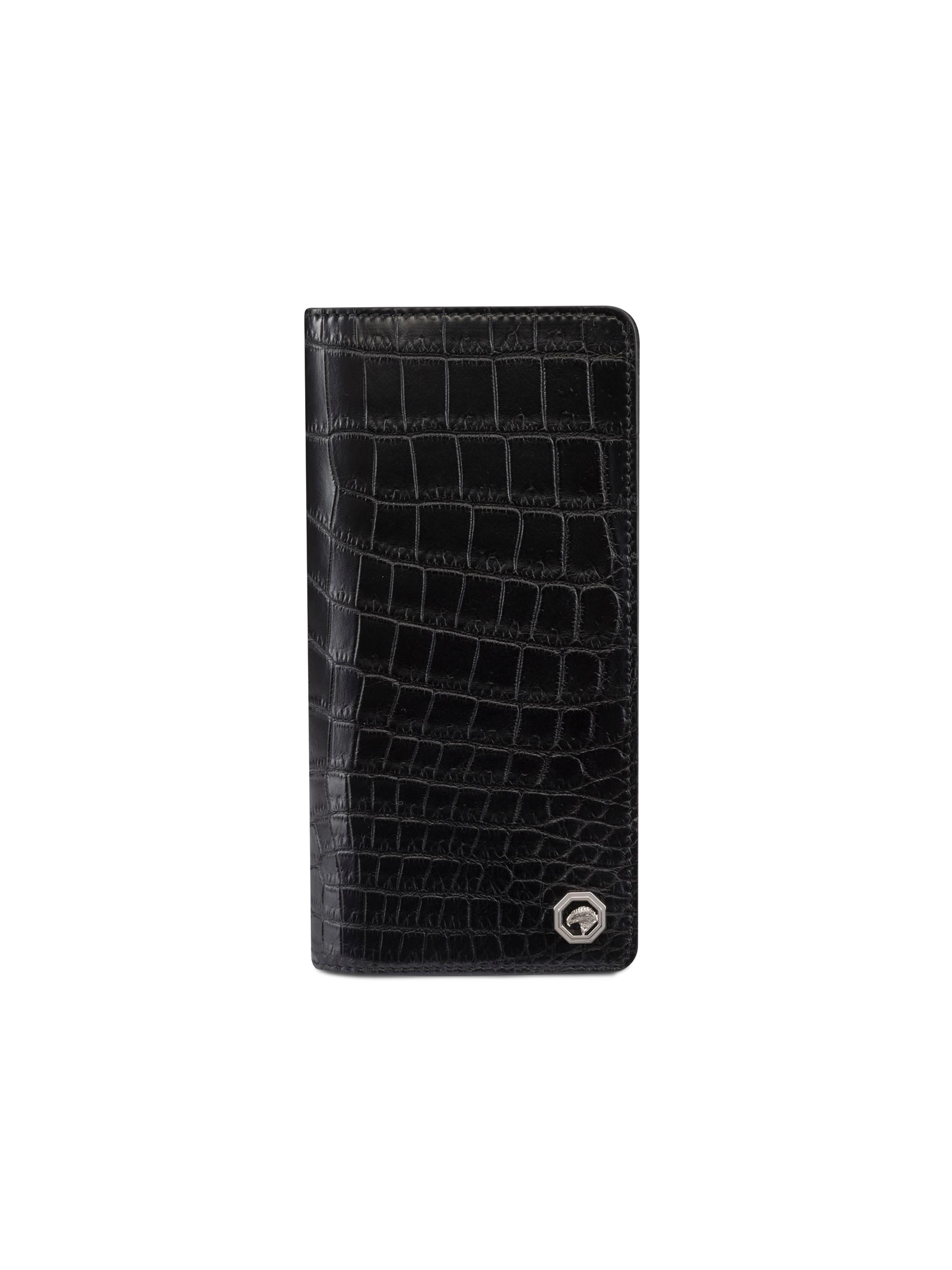 Stefano Ricci Men's Handmade Bifold Wallet - Black