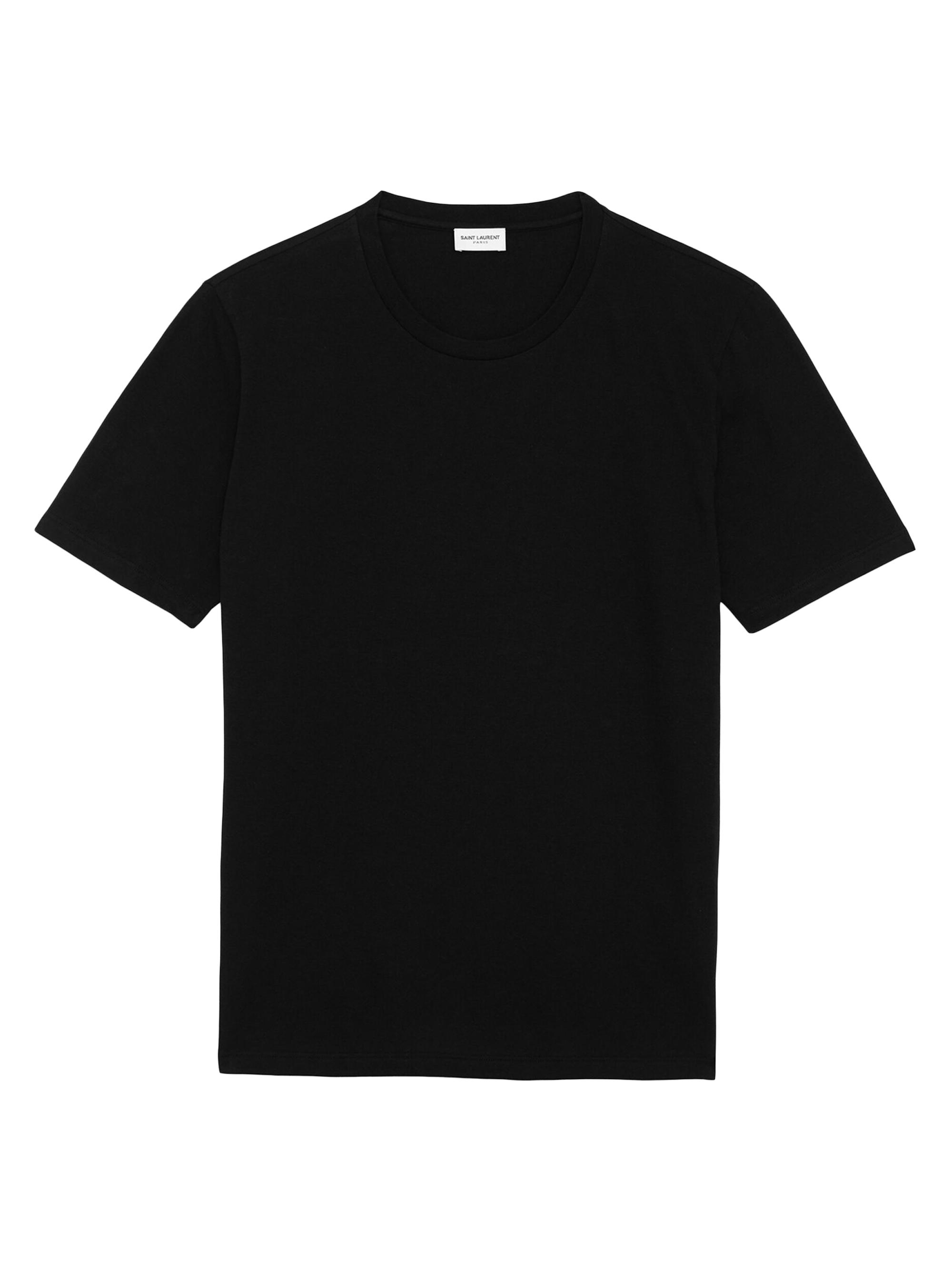 Saint Laurent Women's Cotton T-Shirt - Black