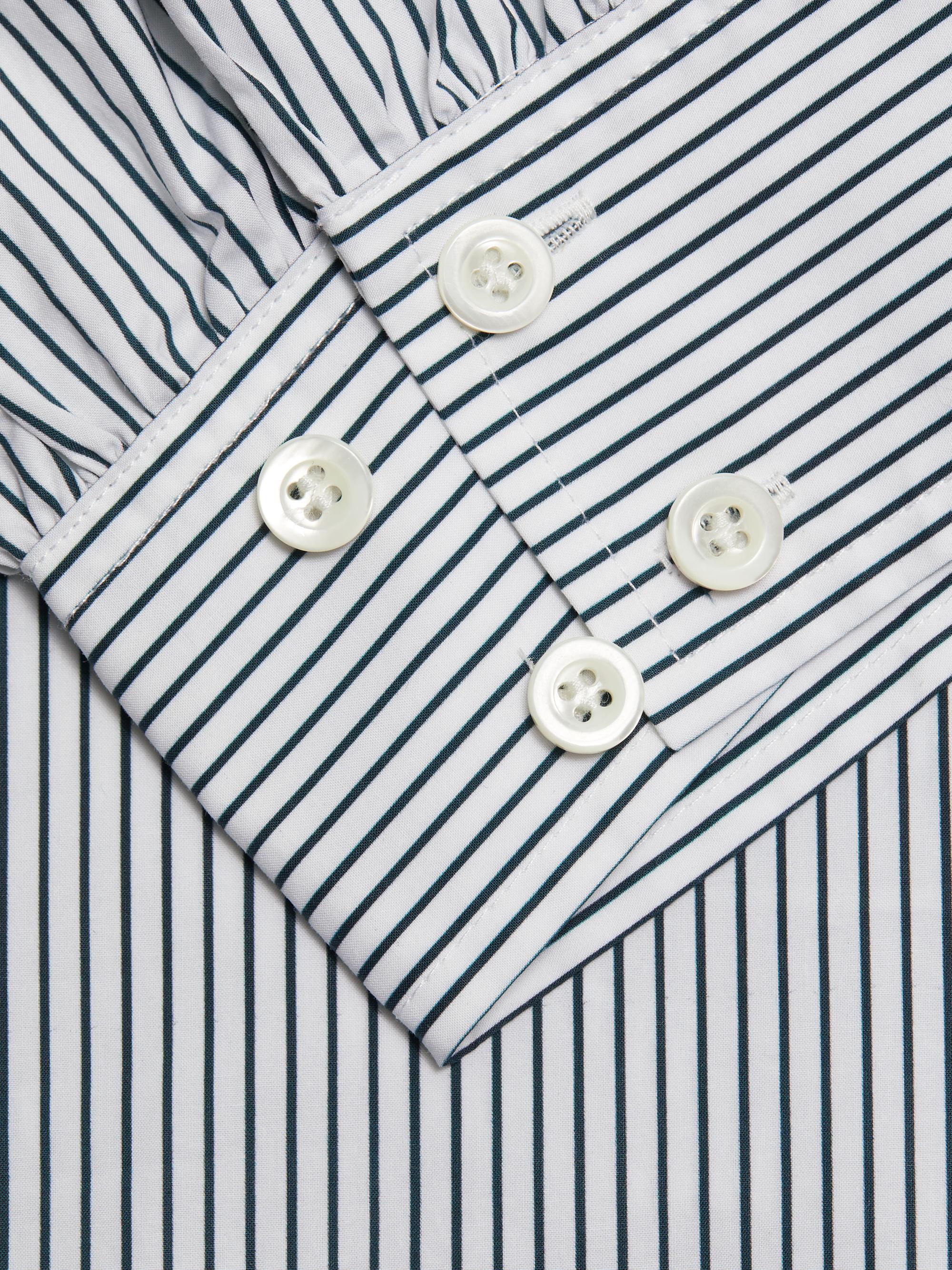 Frame Striped V-Neck Top | Saks Fifth Avenue