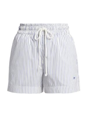 Stella McCartney Kids Sunshine striped shorts - Green