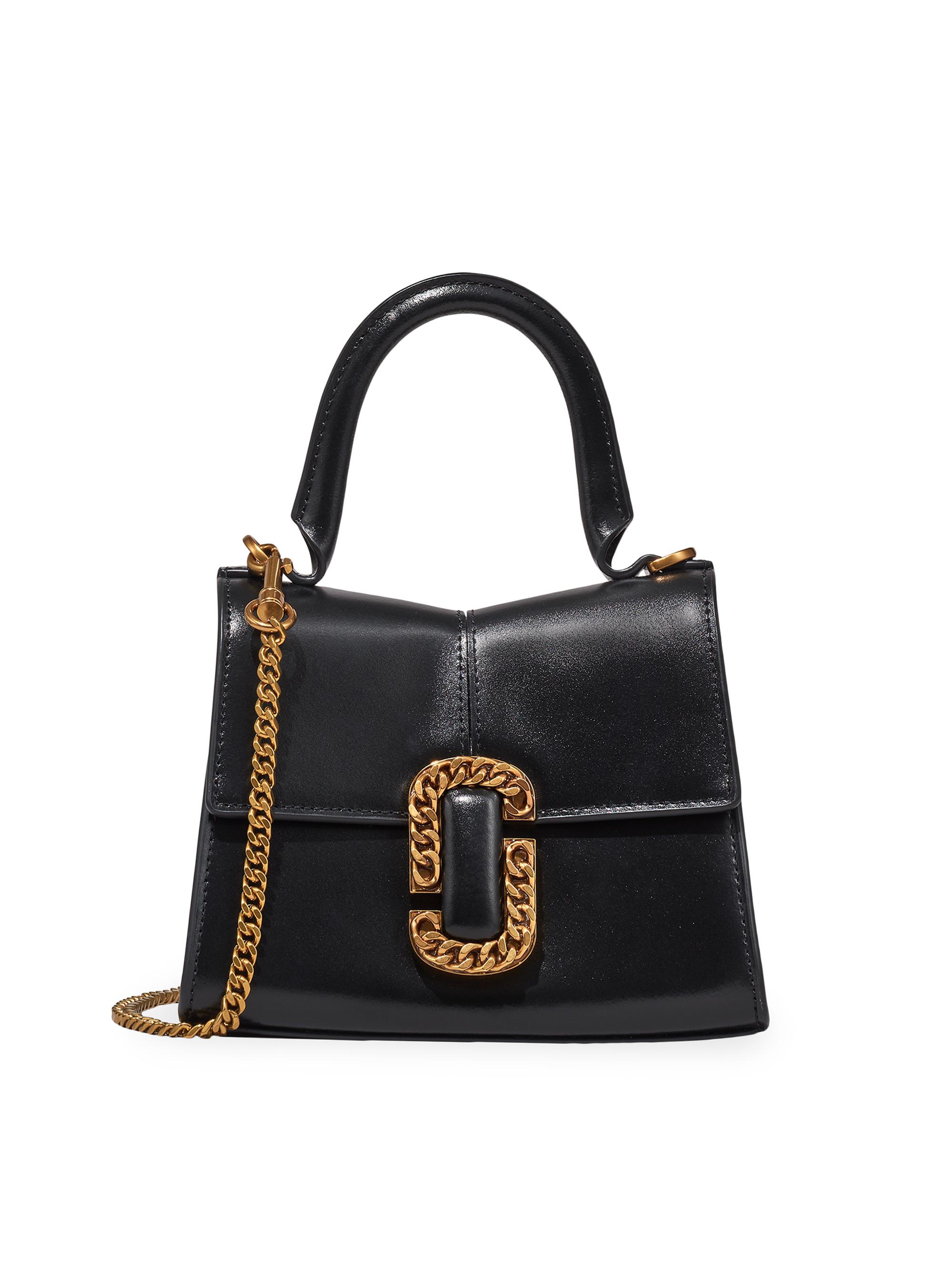 Marc Jacobs Women's The St. Marc Mini Top Handle - Black