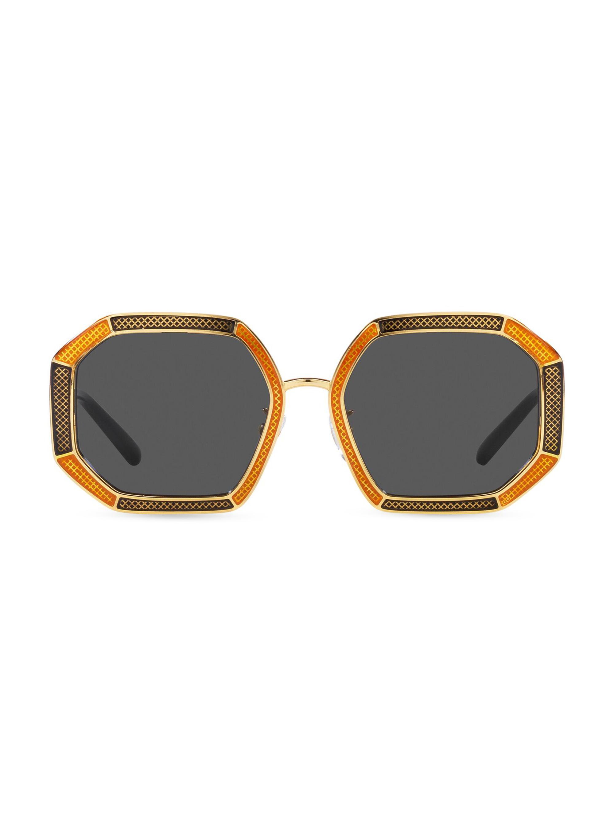 Tory Burch 52MM Geometric Sunglasses | Saks Fifth Avenue display picture 3
