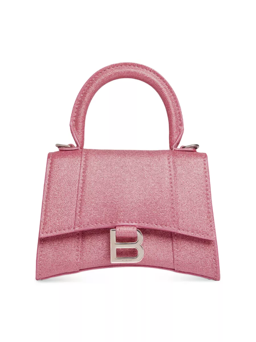 Shop Balenciaga Hourglass Mini Handbag with Chain in
