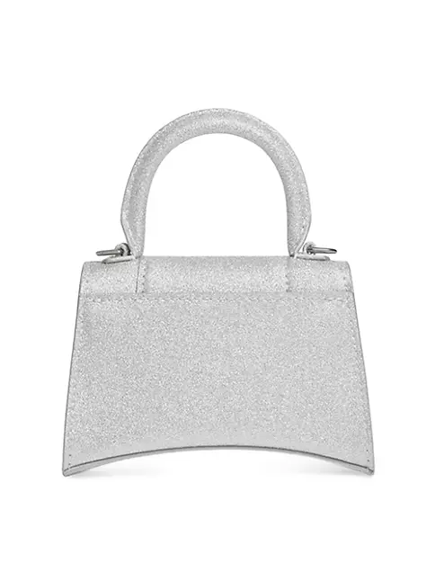 NWT Balenciaga Black Mini Hourglass Tiny Bag Chain Purse Handbag