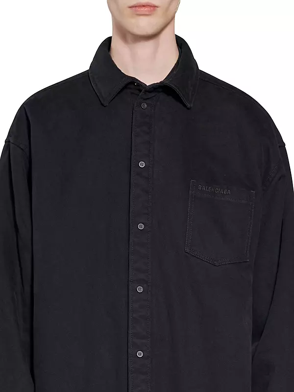 Shop Balenciaga Padded Shirt Large Fit | Saks Fifth Avenue