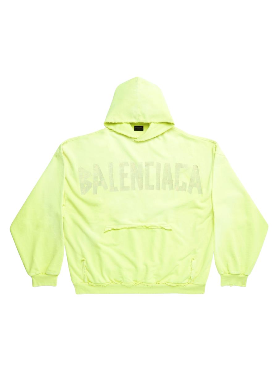 パーカー・フーディ Balenciaga \"Ripped Pocket Tape Type\" Hoodie Beige Tape Type Ripped Pocket Hoodie in Beige | Balenciaga US
