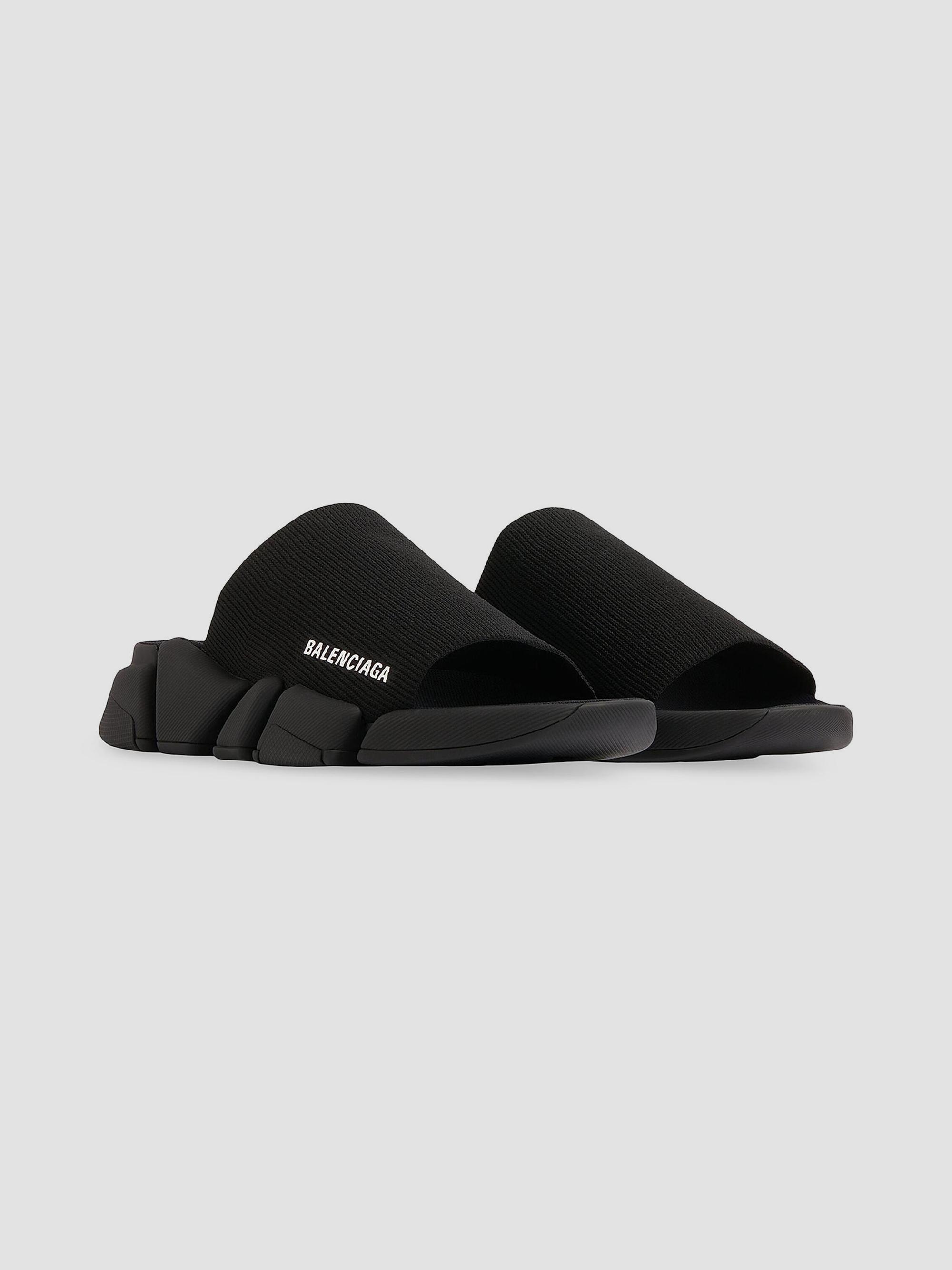 Balenciaga Speed 2.0 Recycled Knit Slide Sandals | Saks  display picture 2