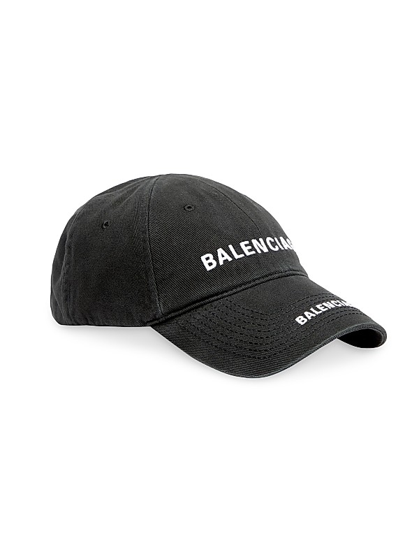 Shop Balenciaga Double Logo Cap | Saks Fifth Avenue Shop Balenciaga Double Logo Cap | Saks Fifth Avenue