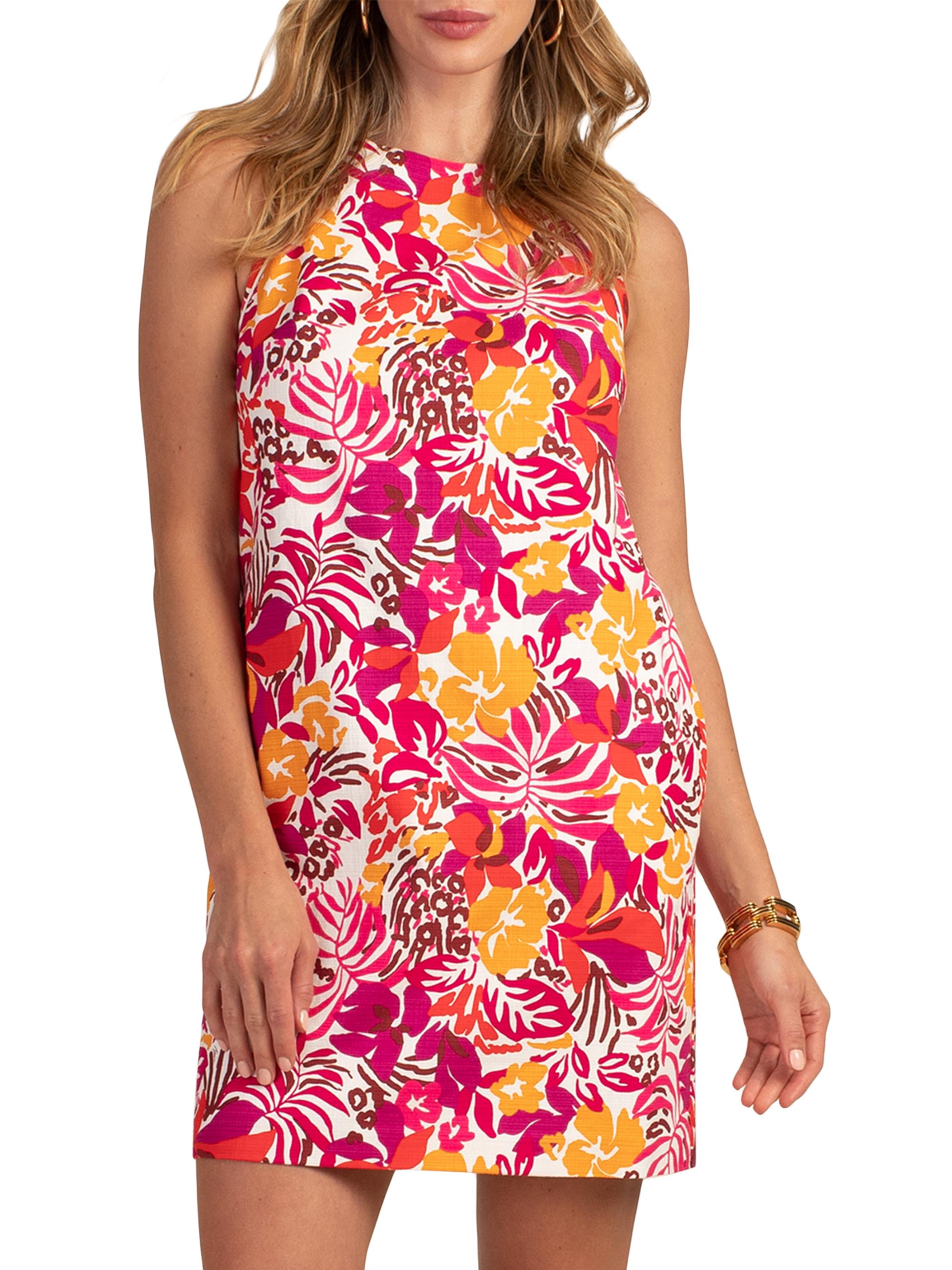 Trina Turk Women's Sansour Floral Cotton Dress - Rockrose Multi