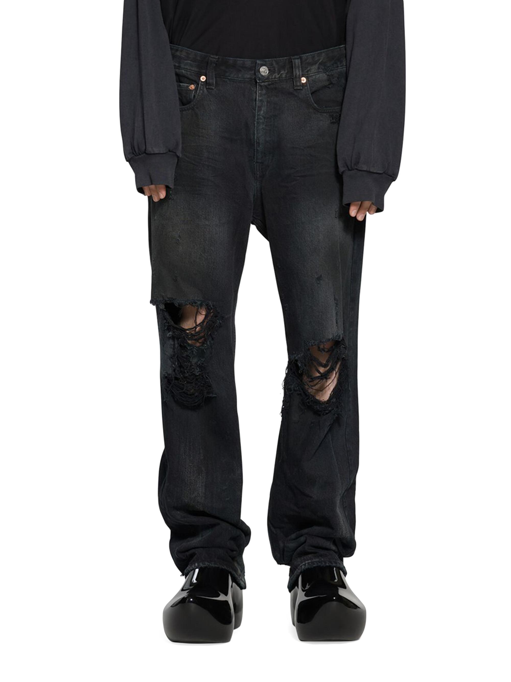 Balenciaga Ripped Pants | Saks Fifth Avenue