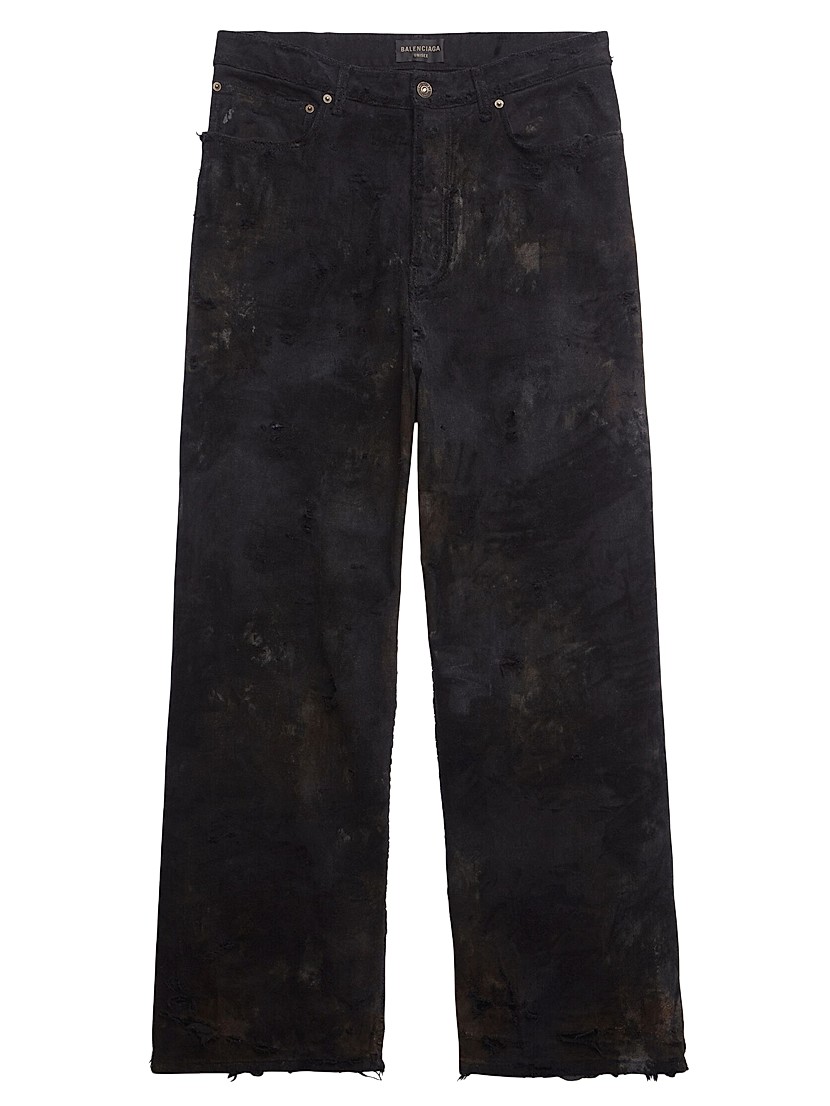 Shop Balenciaga Super Destroyed Baggy Pants | Saks Fifth Avenue Shop Balenciaga Super Destroyed Baggy Pants | Saks Fifth Avenue