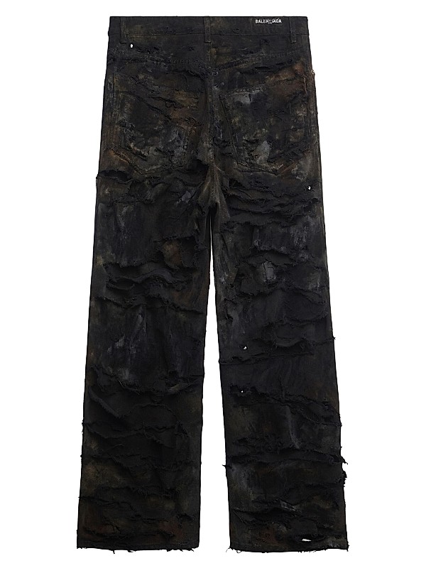 Shop Balenciaga Super Destroyed Baggy Pants | Saks Fifth Avenue Shop Balenciaga Super Destroyed Baggy Pants | Saks Fifth Avenue