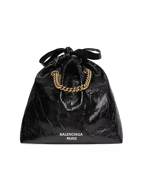 Balenciaga Women's Crush Small Tote Bag - Black