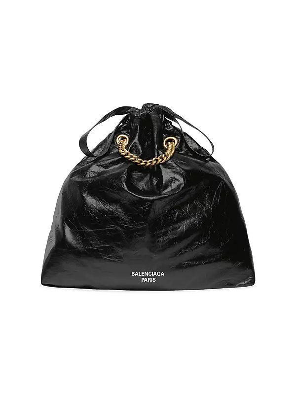 Balenciaga Women's Crush Medium Tote Bag - Black
