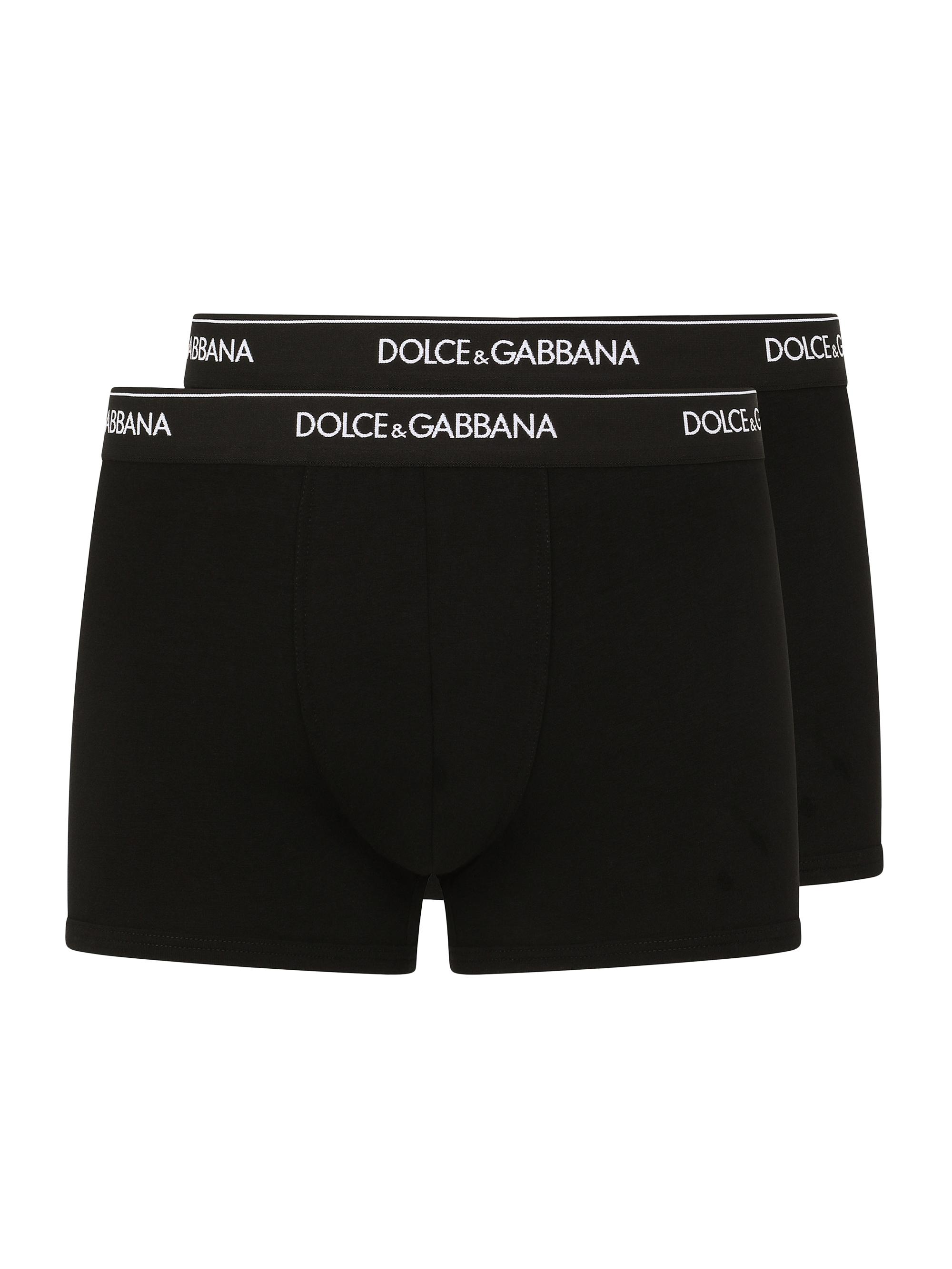 Dolce&Gabbana Logo Waistband 2-Pack Stretch Cotton Boxers | Saks